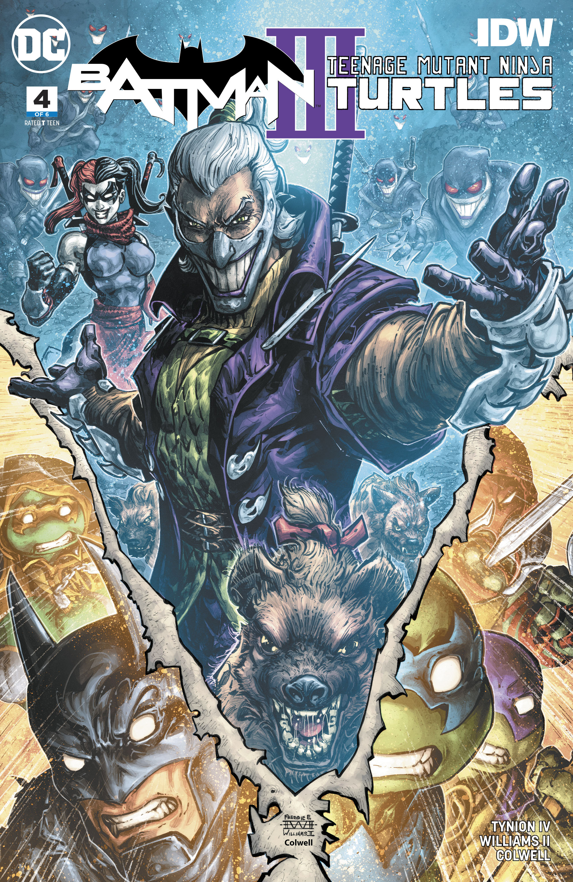 Read online Batman/Teenage Mutant Ninja Turtles III comic -  Issue #4 - 1