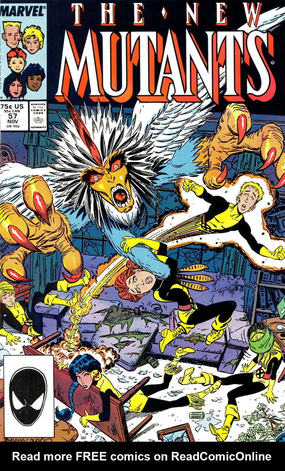 Read online The New Mutants comic -  Issue #57 - 1