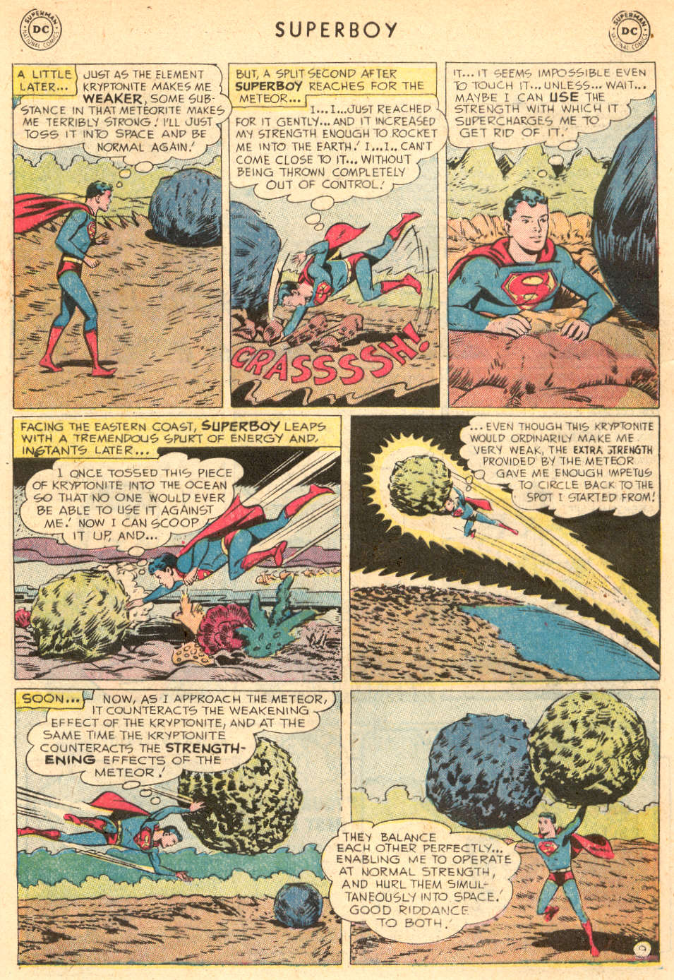 Read online Superboy (1949) comic -  Issue #23 - 36