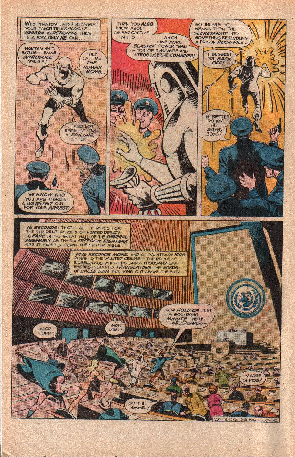 Read online Freedom Fighters (1976) comic -  Issue #4 - 6
