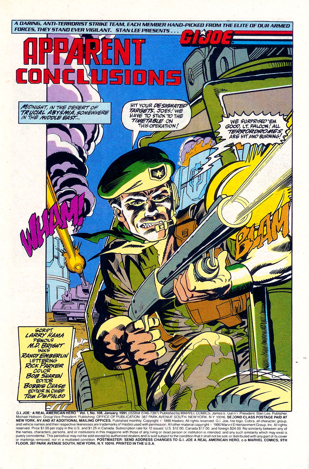 Read online G.I. Joe: A Real American Hero comic -  Issue #108 - 2