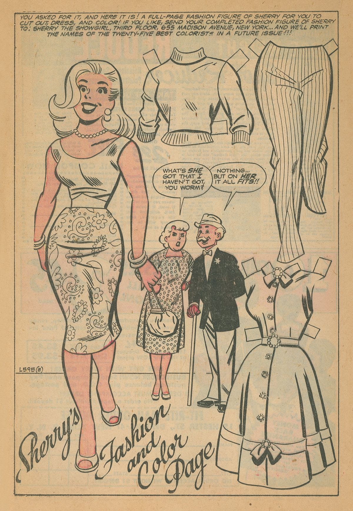Read online Sherry the Showgirl (1957) comic -  Issue #5 - 24
