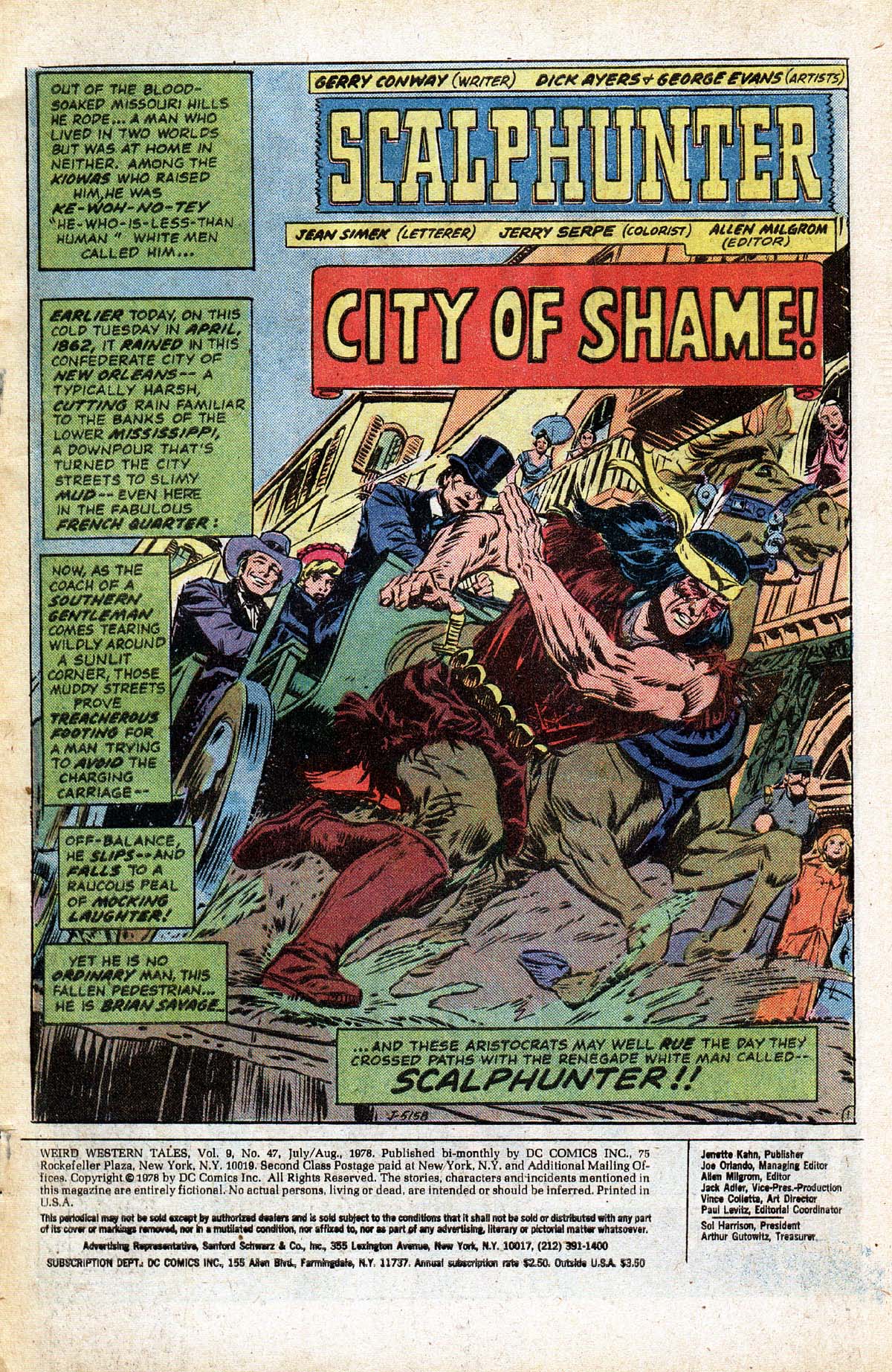 Read online Weird Western Tales (1972) comic -  Issue #47 - 3