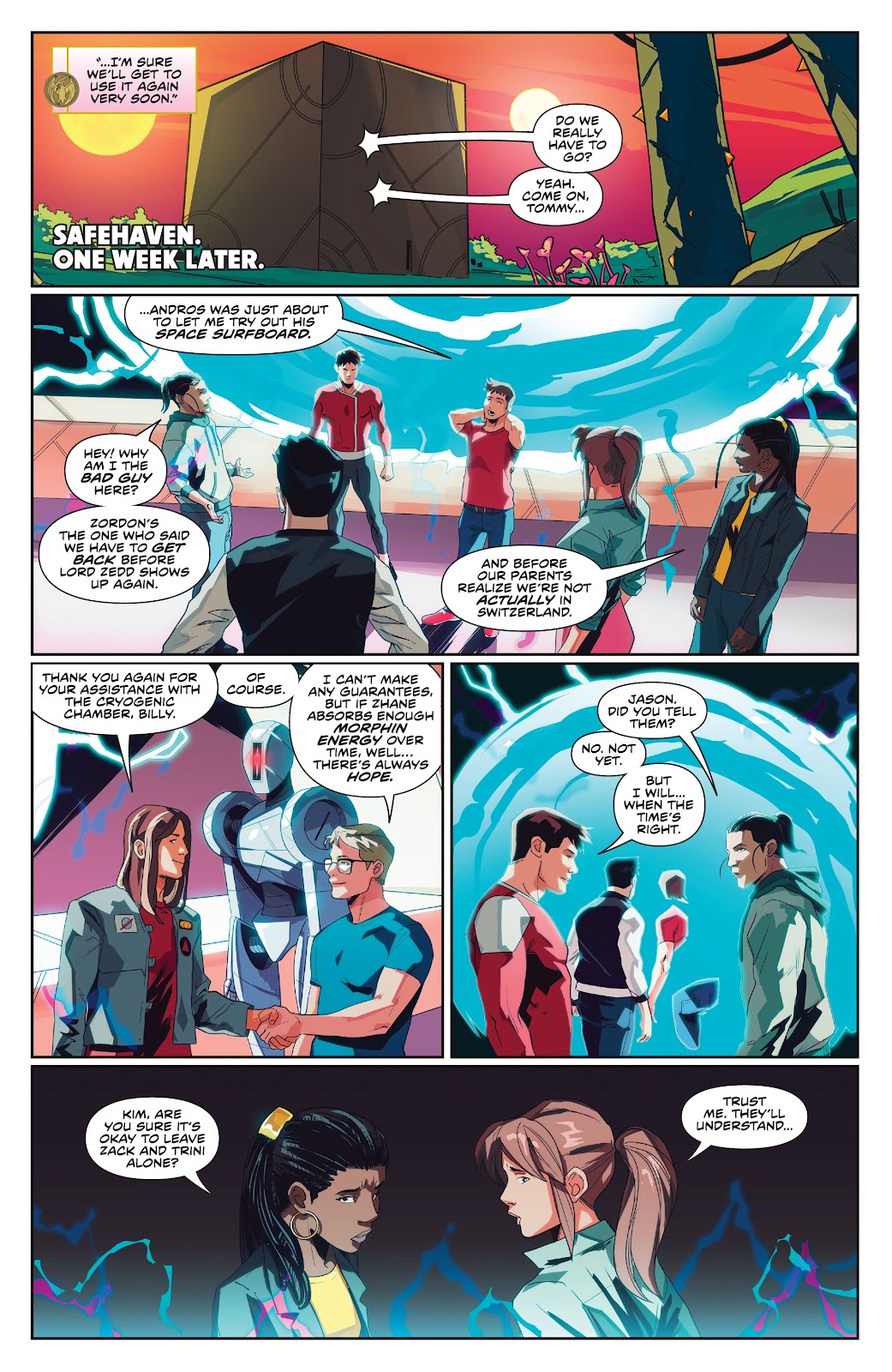 Mighty Morphin Power Rangers (2022) issue Full - Page 36