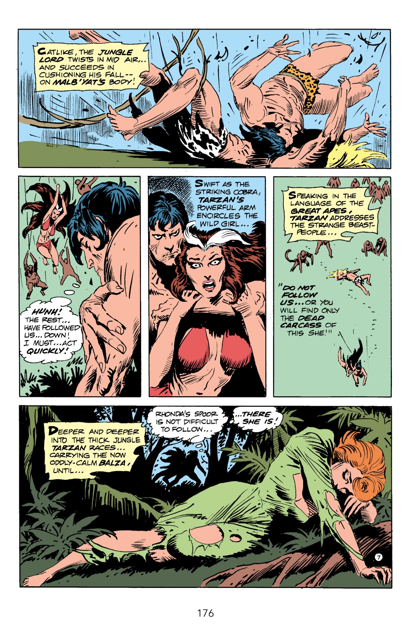 Read online Edgar Rice Burroughs' Tarzan The Joe Kubert Years comic -  Issue # TPB 3 (Part 2) - 67