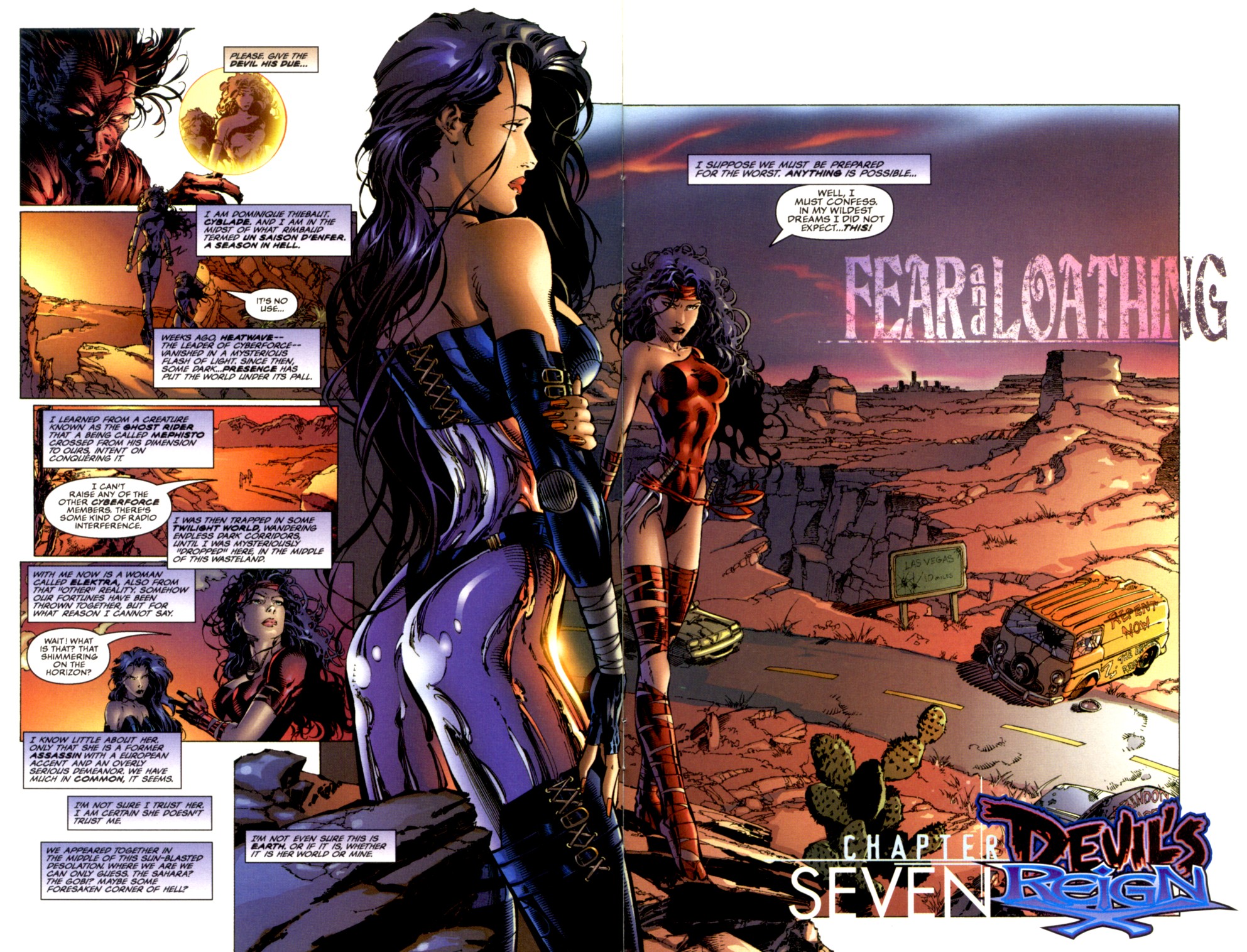 Read online Elektra/Cyblade comic -  Issue # Full - 4