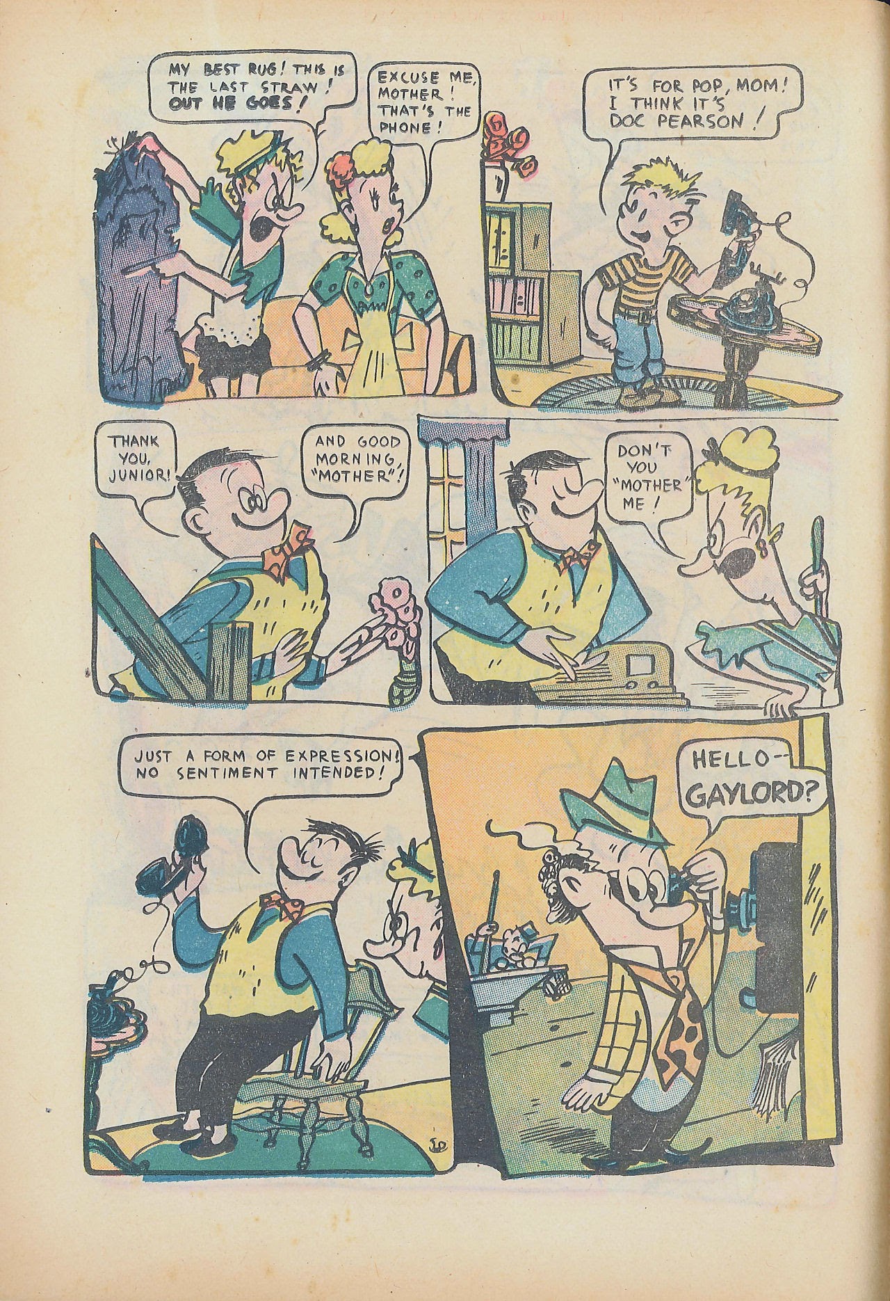 Read online Milt Gross Funnies comic -  Issue #1 - 12