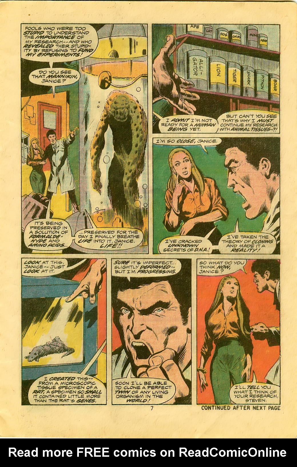 Read online Frankenstein (1973) comic -  Issue #13 - 6