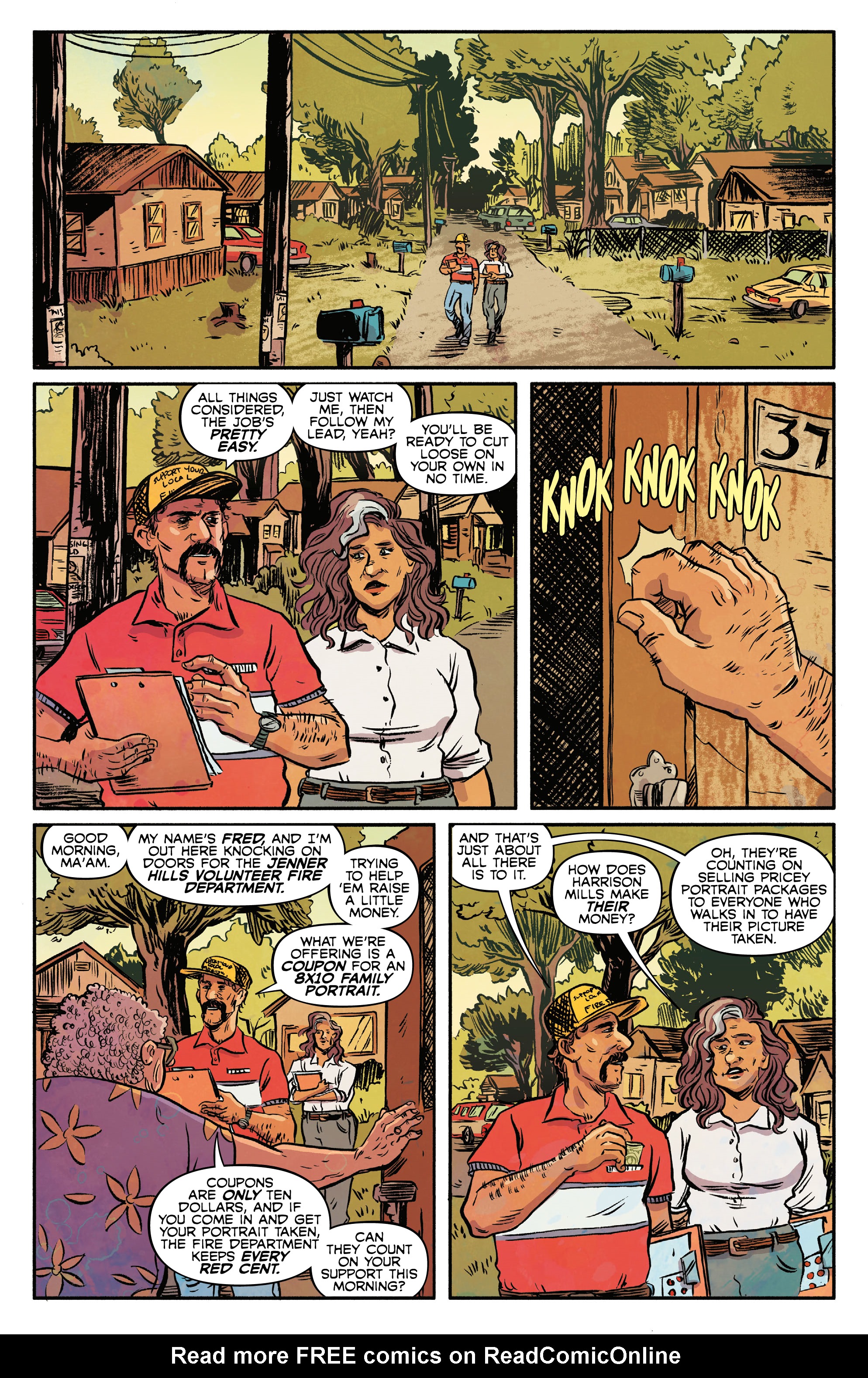 Read online Door to Door, Night by Night comic -  Issue #1 - 10