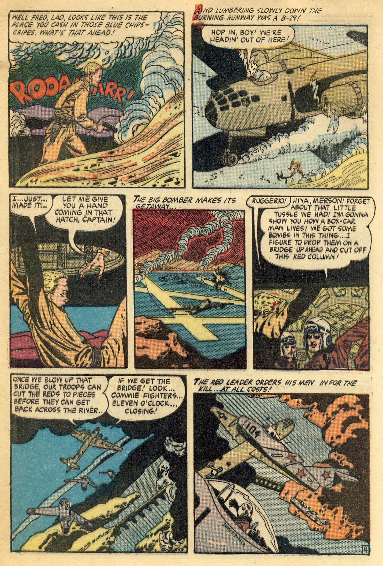 Read online War Birds (1952) comic -  Issue #2 - 32