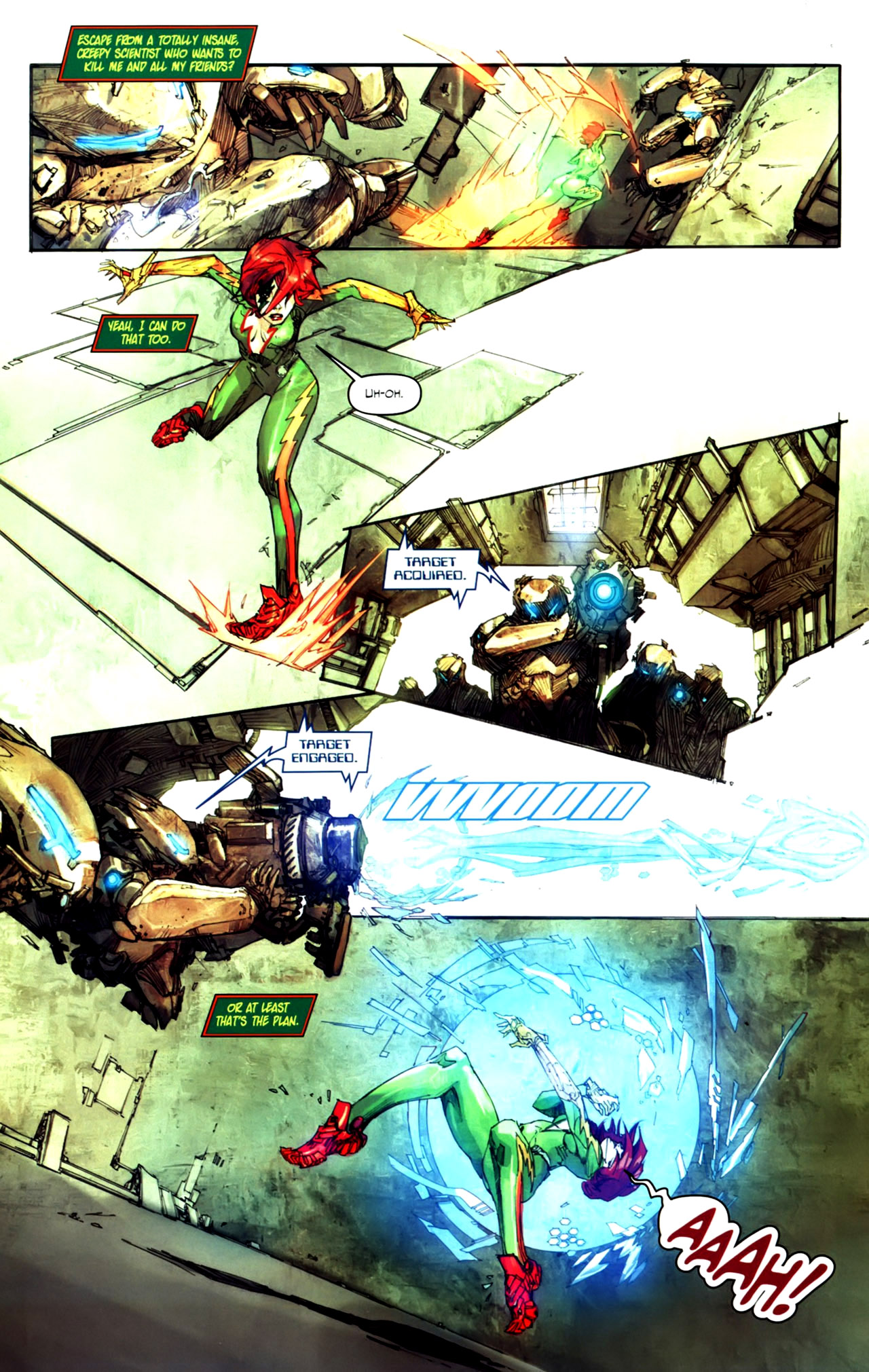 Read online Velocity (2010) comic -  Issue #1 - 5