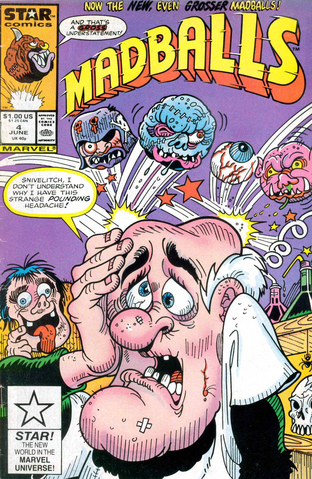 Read online Madballs comic -  Issue #4 - 1