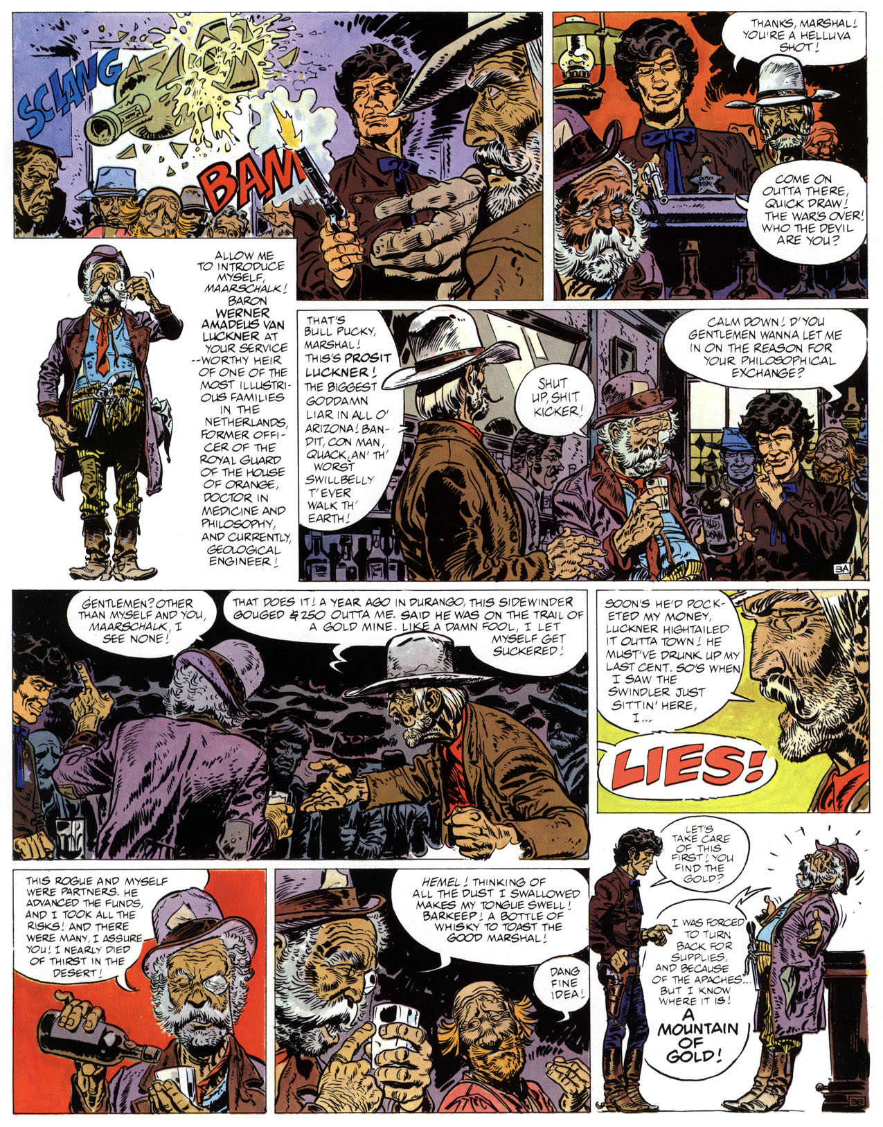 Read online Epic Graphic Novel: Marshal Blueberry comic -  Issue # TPB - 7