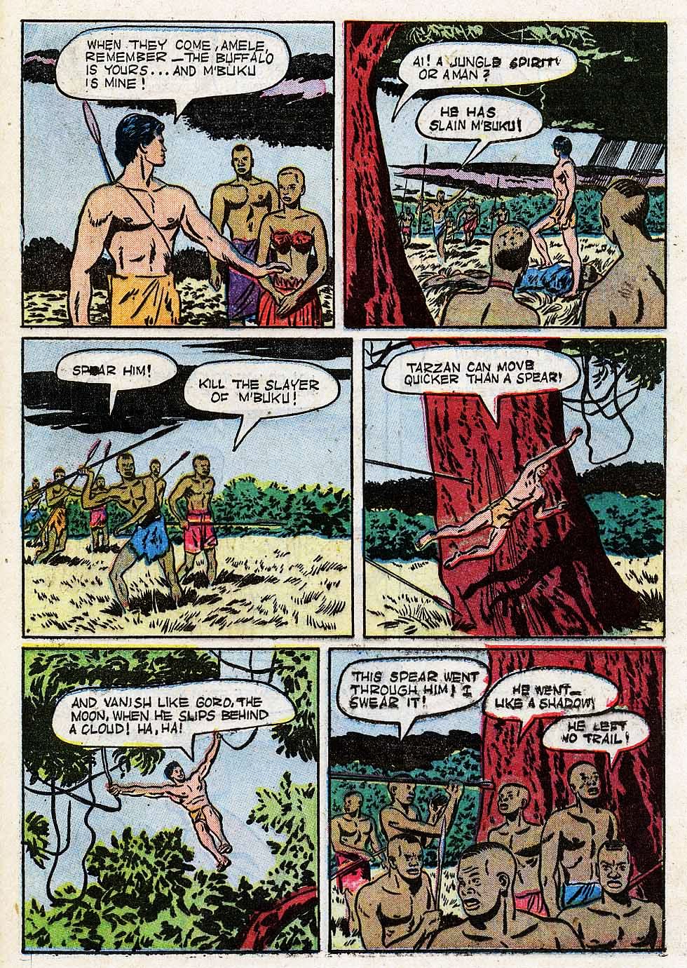 Read online Tarzan (1948) comic -  Issue #15 - 35