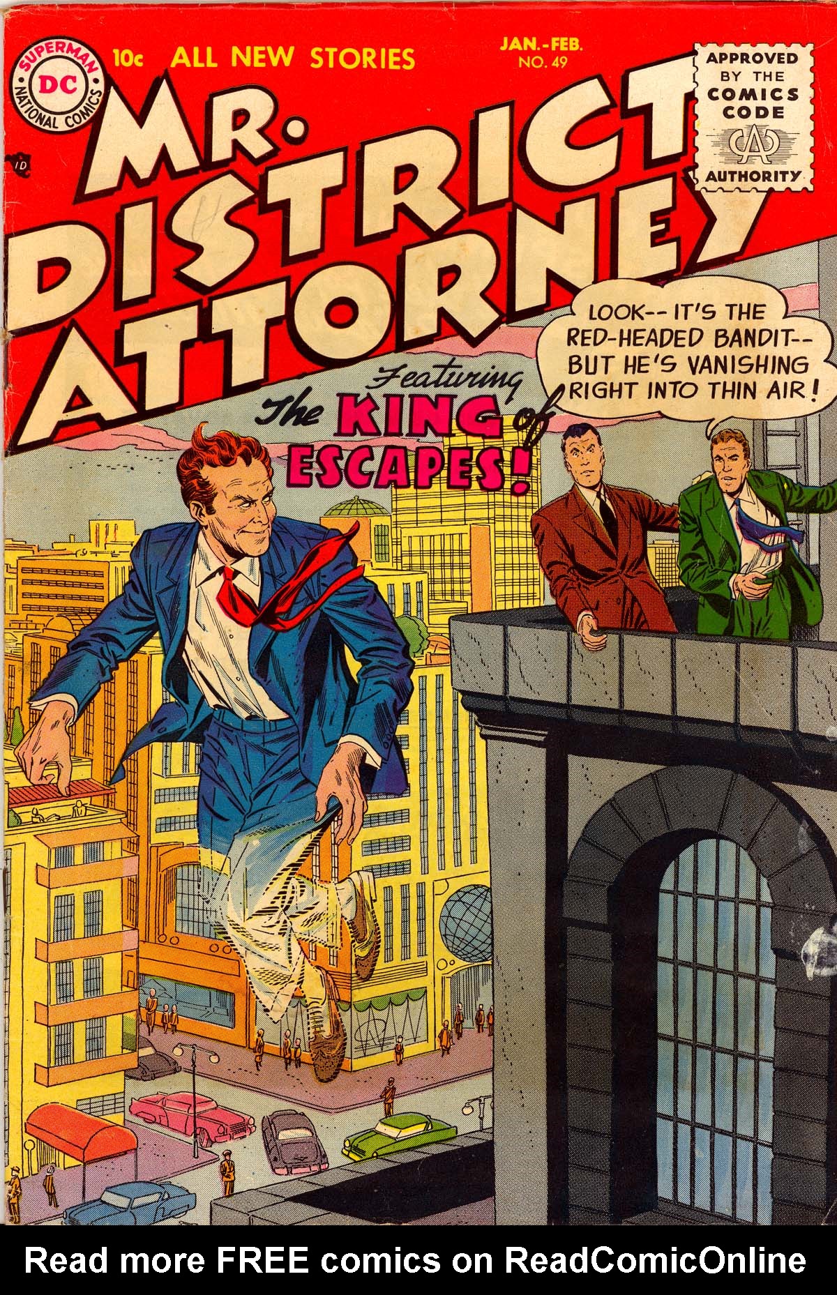Read online Mr. District Attorney comic -  Issue #49 - 1