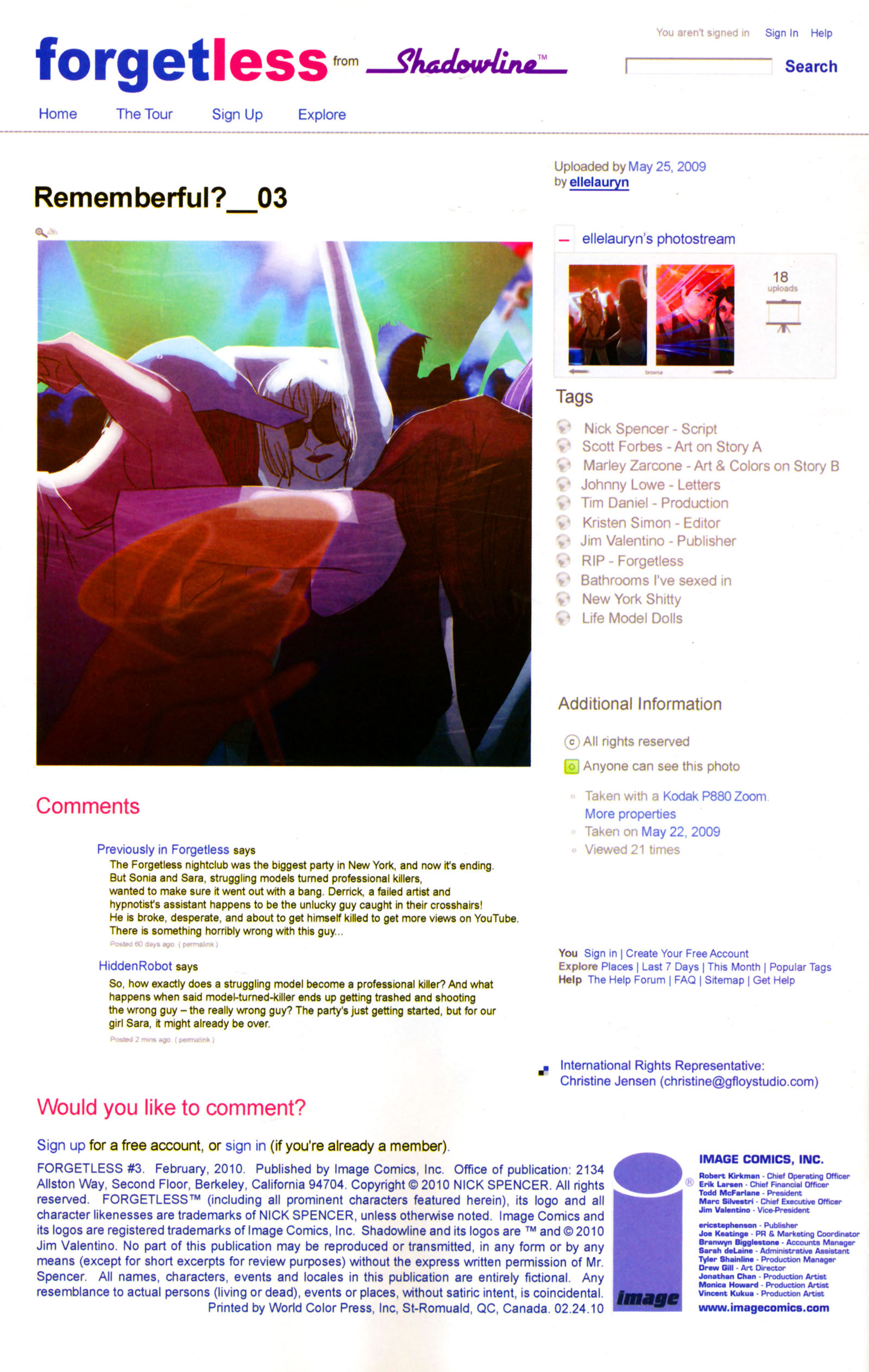Read online Forgetless comic -  Issue #3 - 2