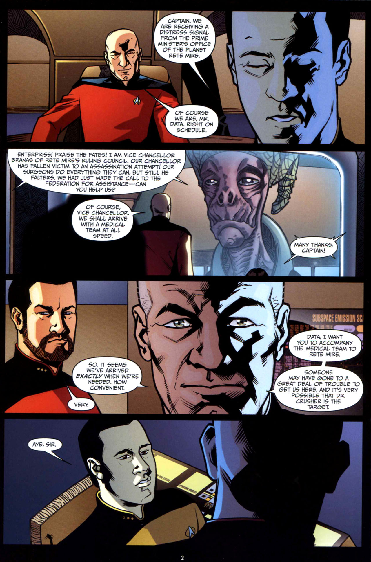 Star Trek: The Next Generation: Intelligence Gathering Issue #5 #5 - English 4