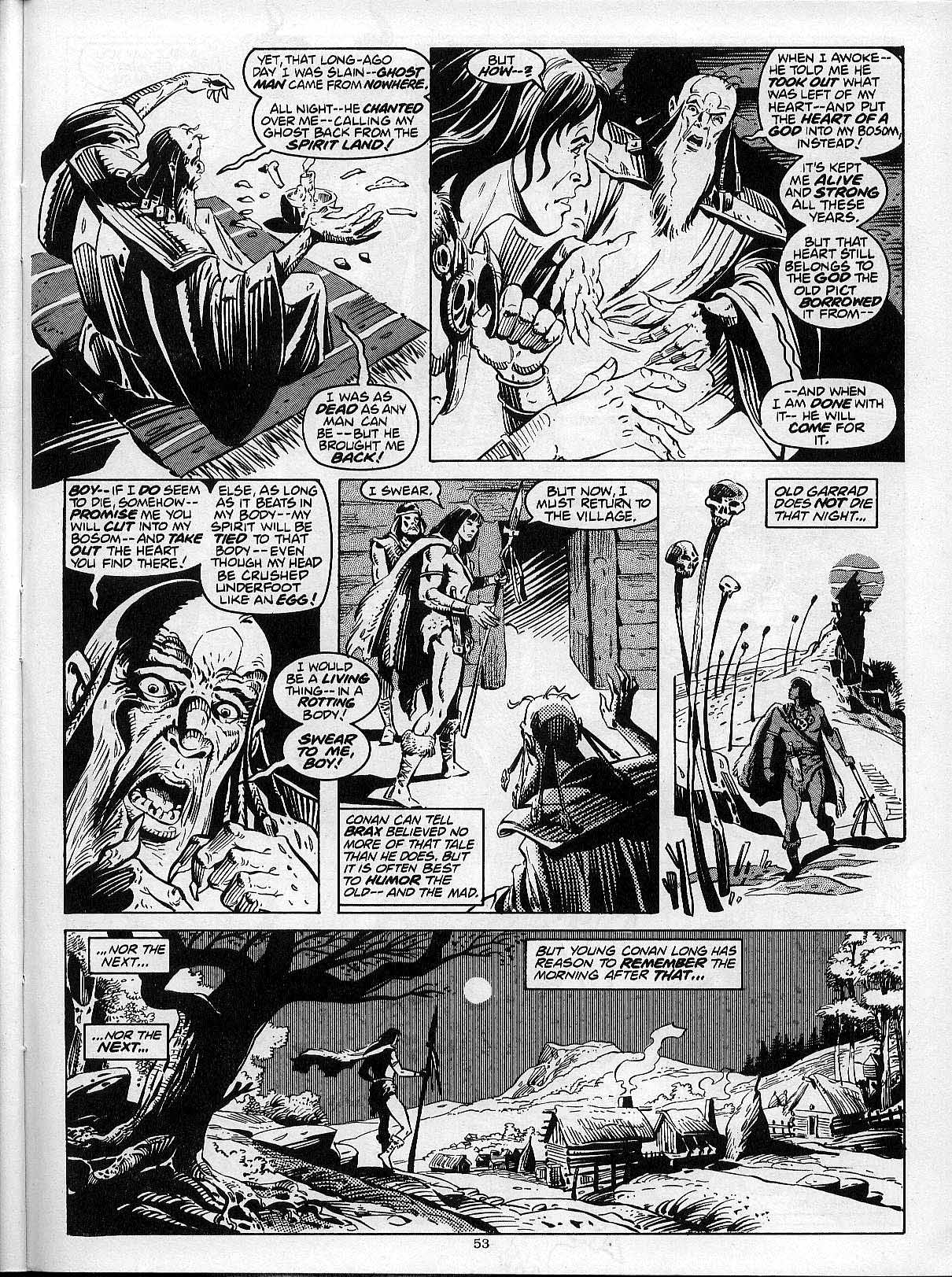 Read online The Savage Sword Of Conan comic -  Issue #203 - 55
