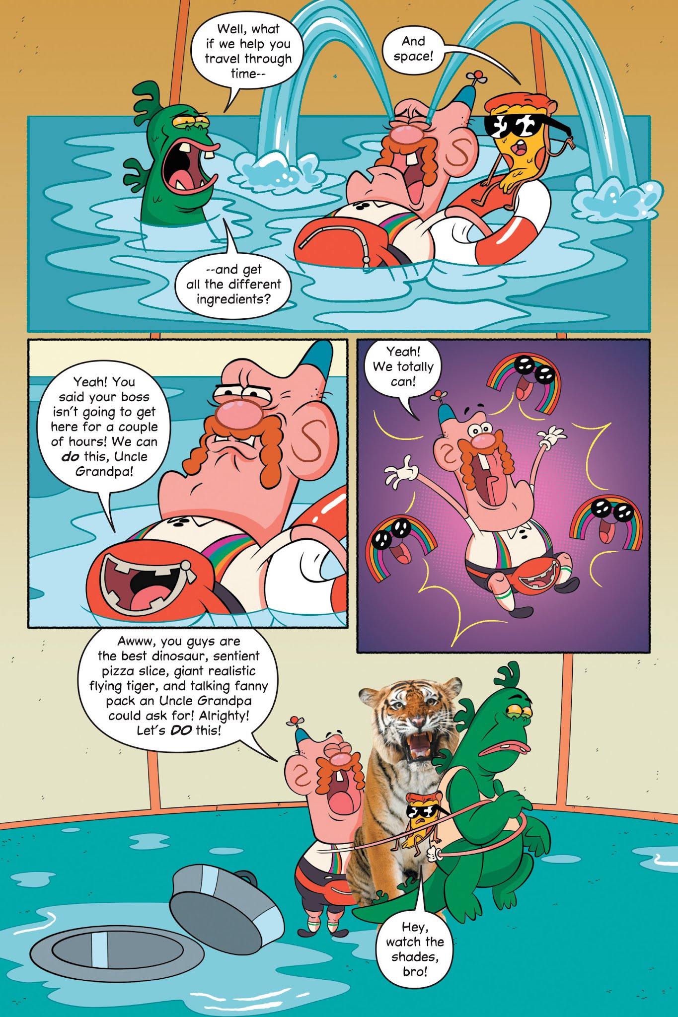 Read online Uncle Grandpa and the Time Casserole comic -  Issue # TPB - 20
