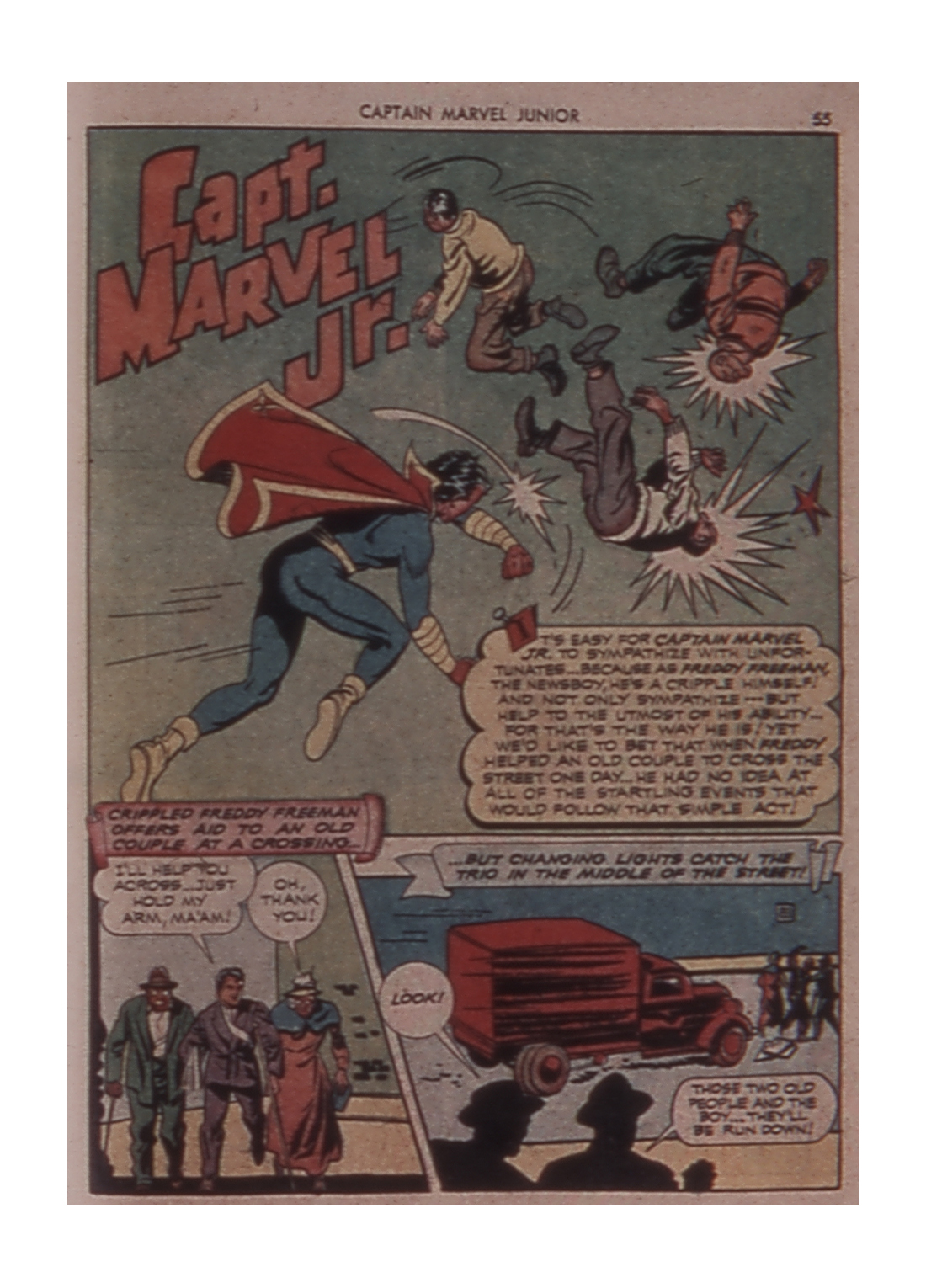 Read online Captain Marvel, Jr. comic -  Issue #1 - 55
