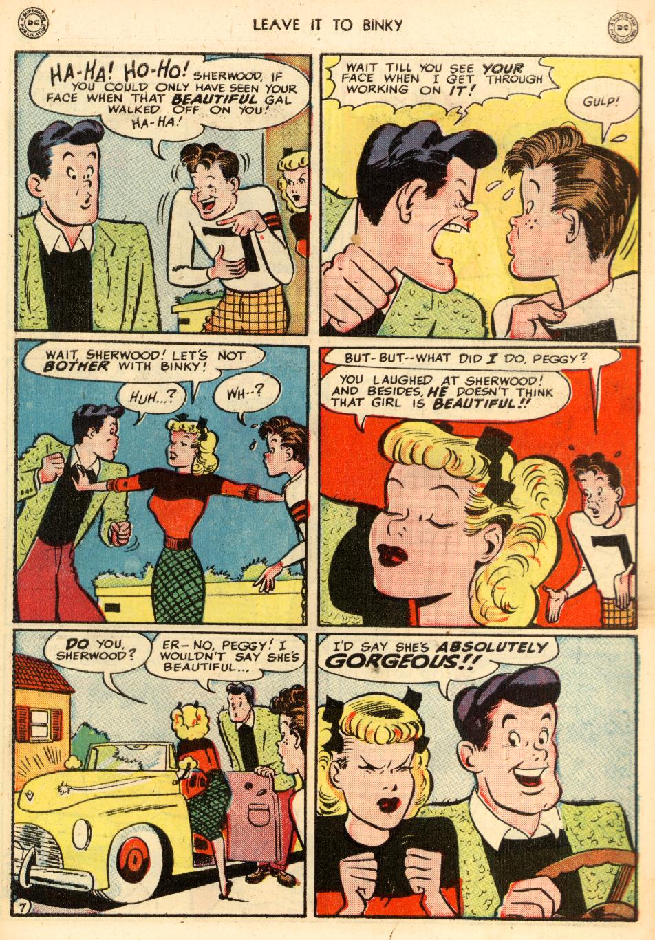 Read online Leave it to Binky comic -  Issue #7 - 9