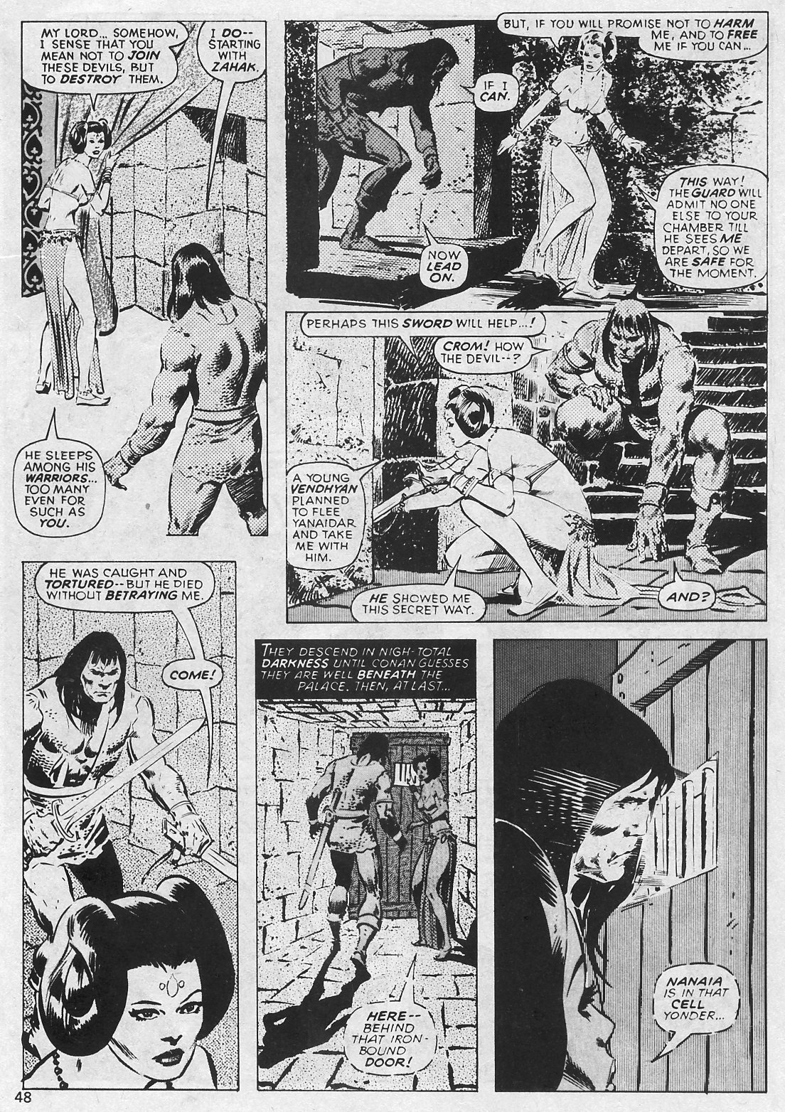 Read online The Savage Sword Of Conan comic -  Issue #31 - 48