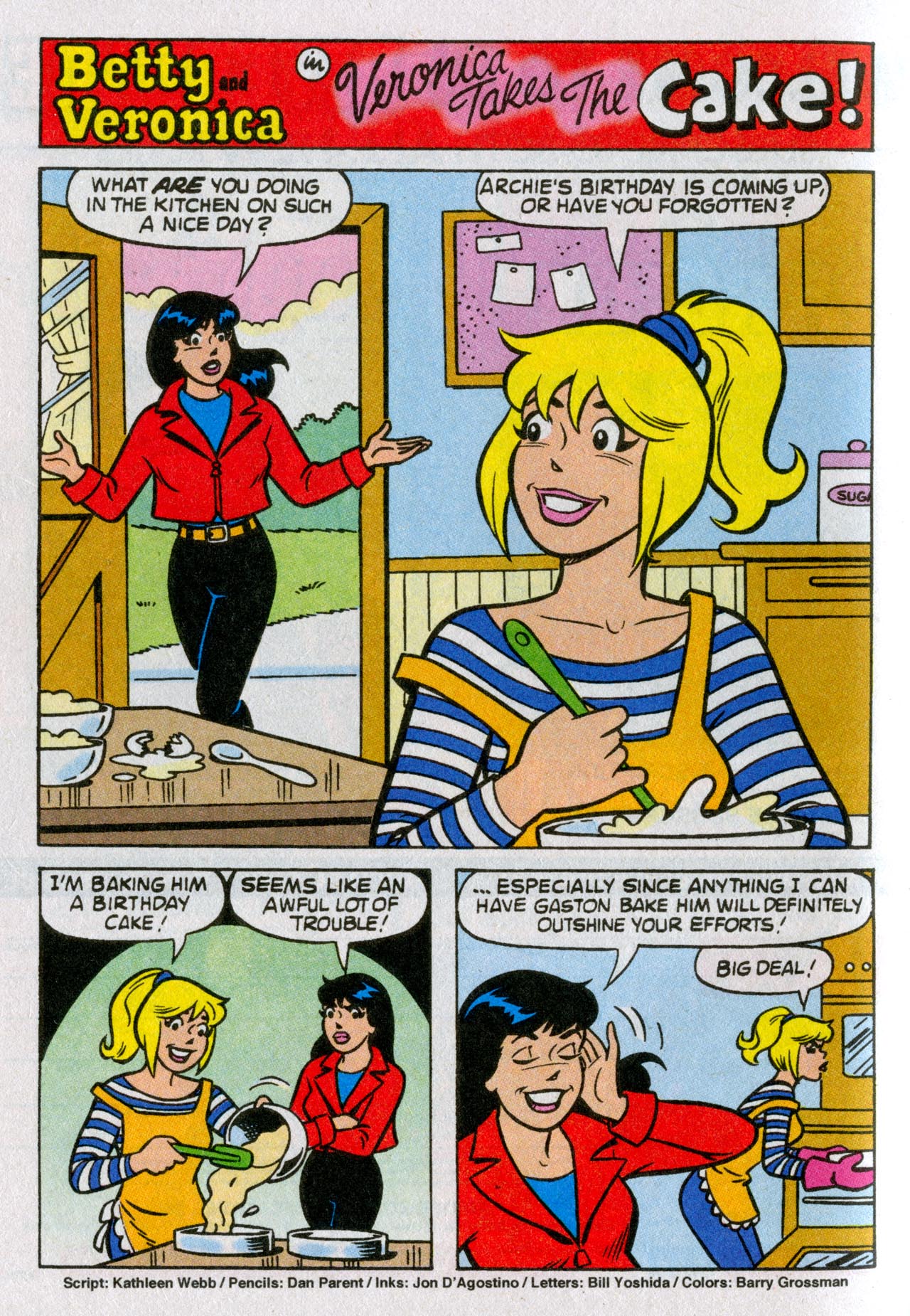 Read online Betty and Veronica Double Digest comic -  Issue #242 - 251