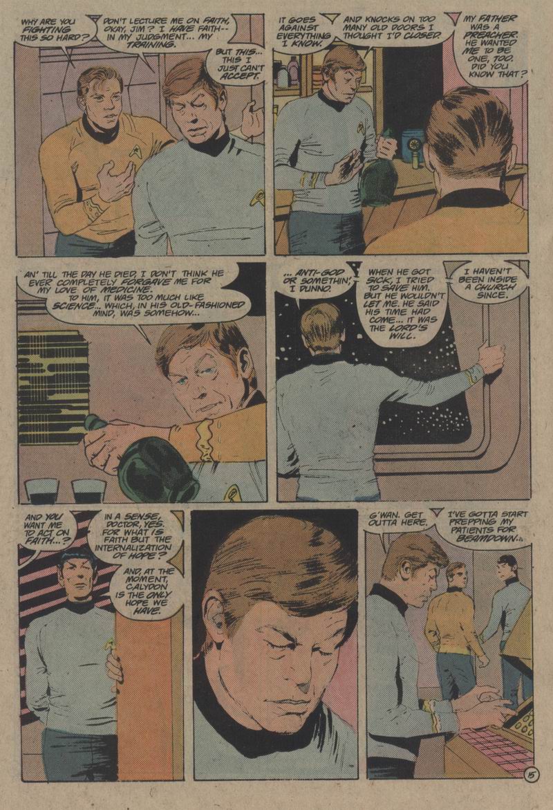 Read online Star Trek (1984) comic -  Issue #56 - 16