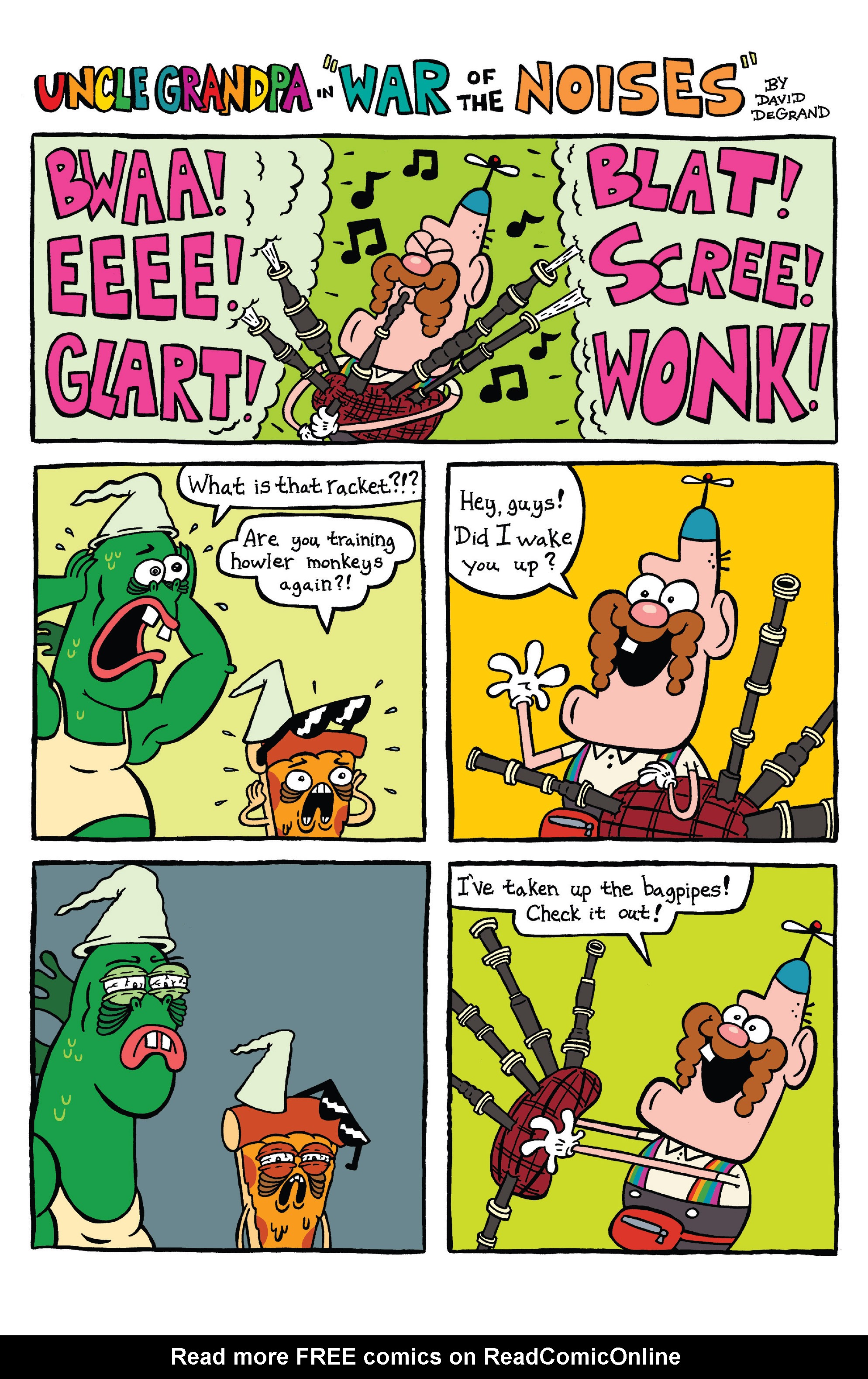 Read online Uncle Grandpa: Pizza Steve Special comic -  Issue # Full - 21