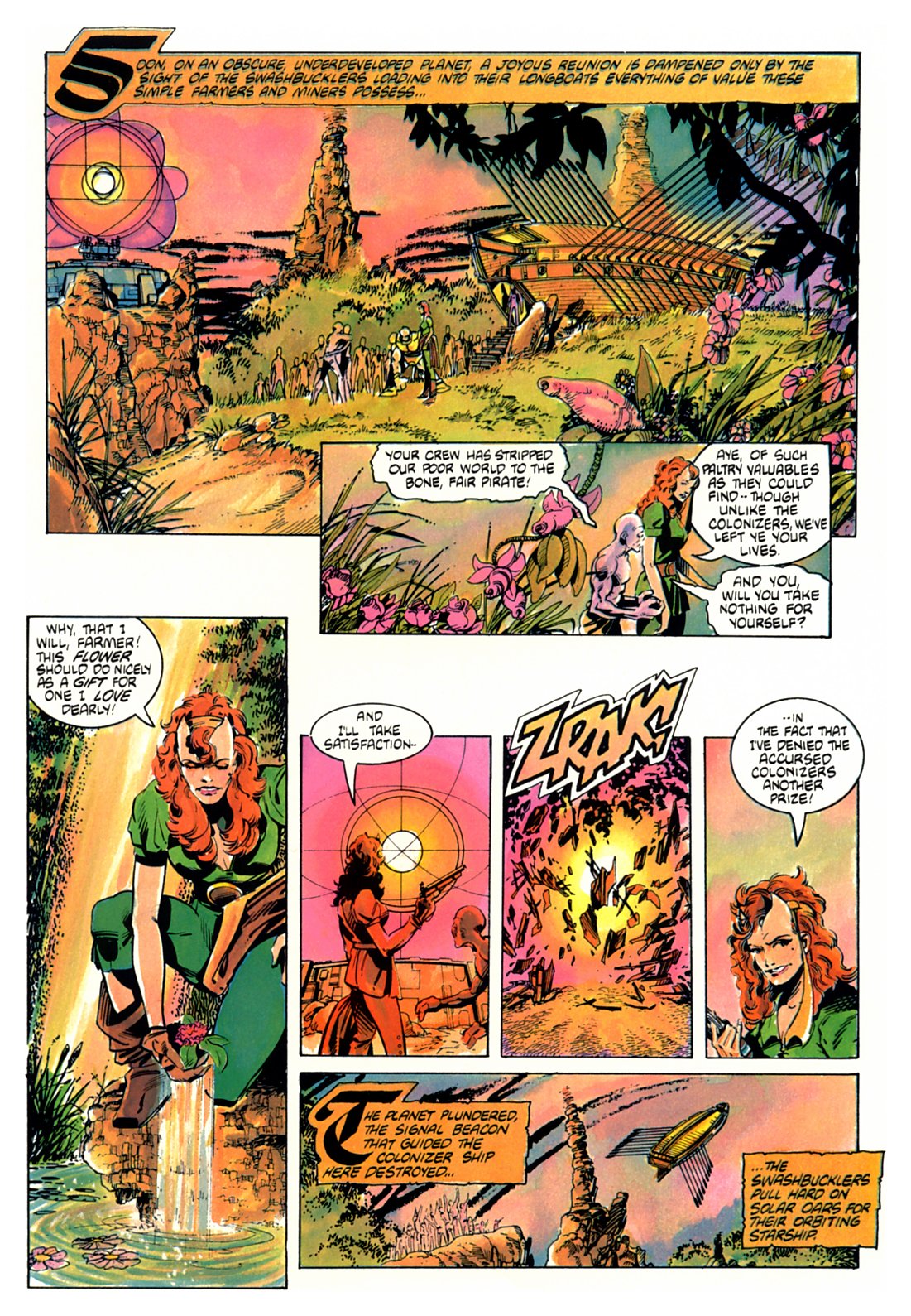 Read online Marvel Graphic Novel comic -  Issue #14 - Swords of the Swashbucklers - 28