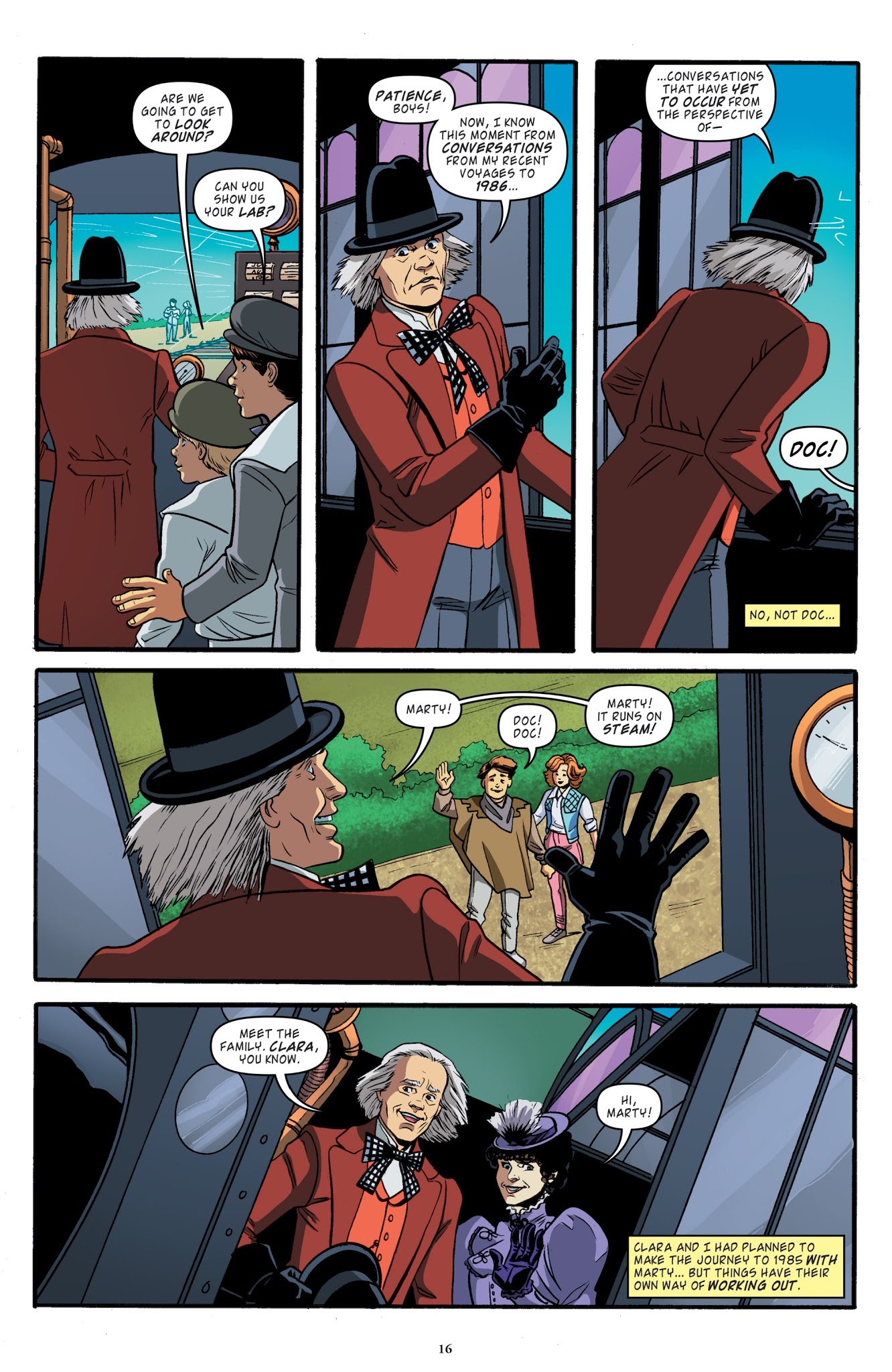 Read online Back to the Future: Tales from the Time Train comic -  Issue #1 - 18