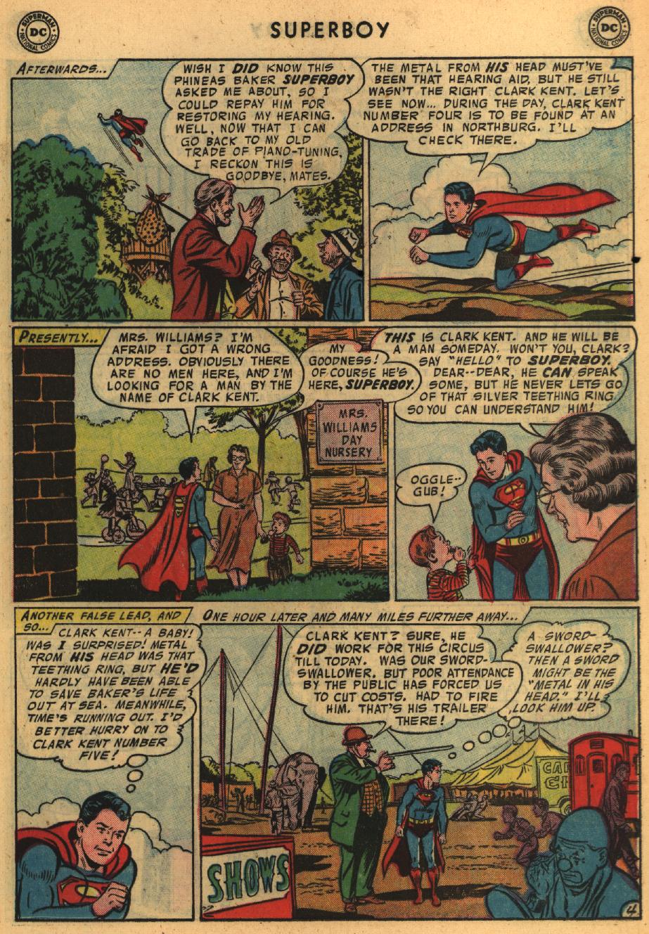 Read online Superboy (1949) comic -  Issue #54 - 15