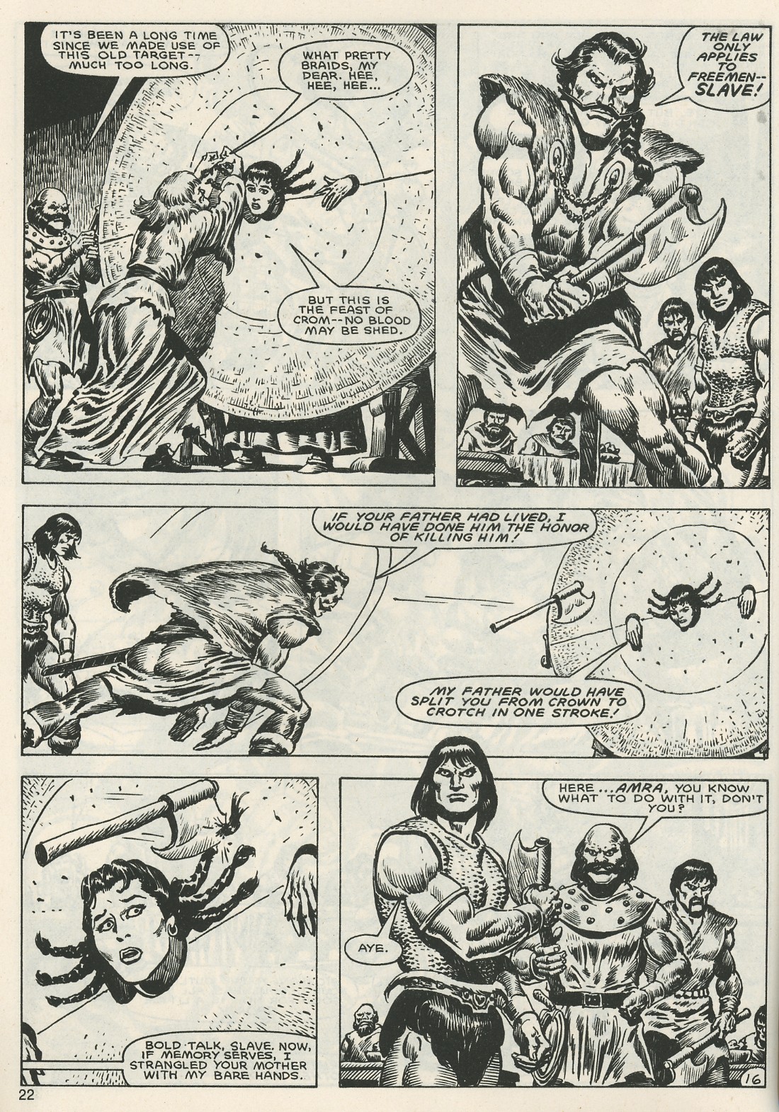 Read online The Savage Sword Of Conan comic -  Issue #119 - 21