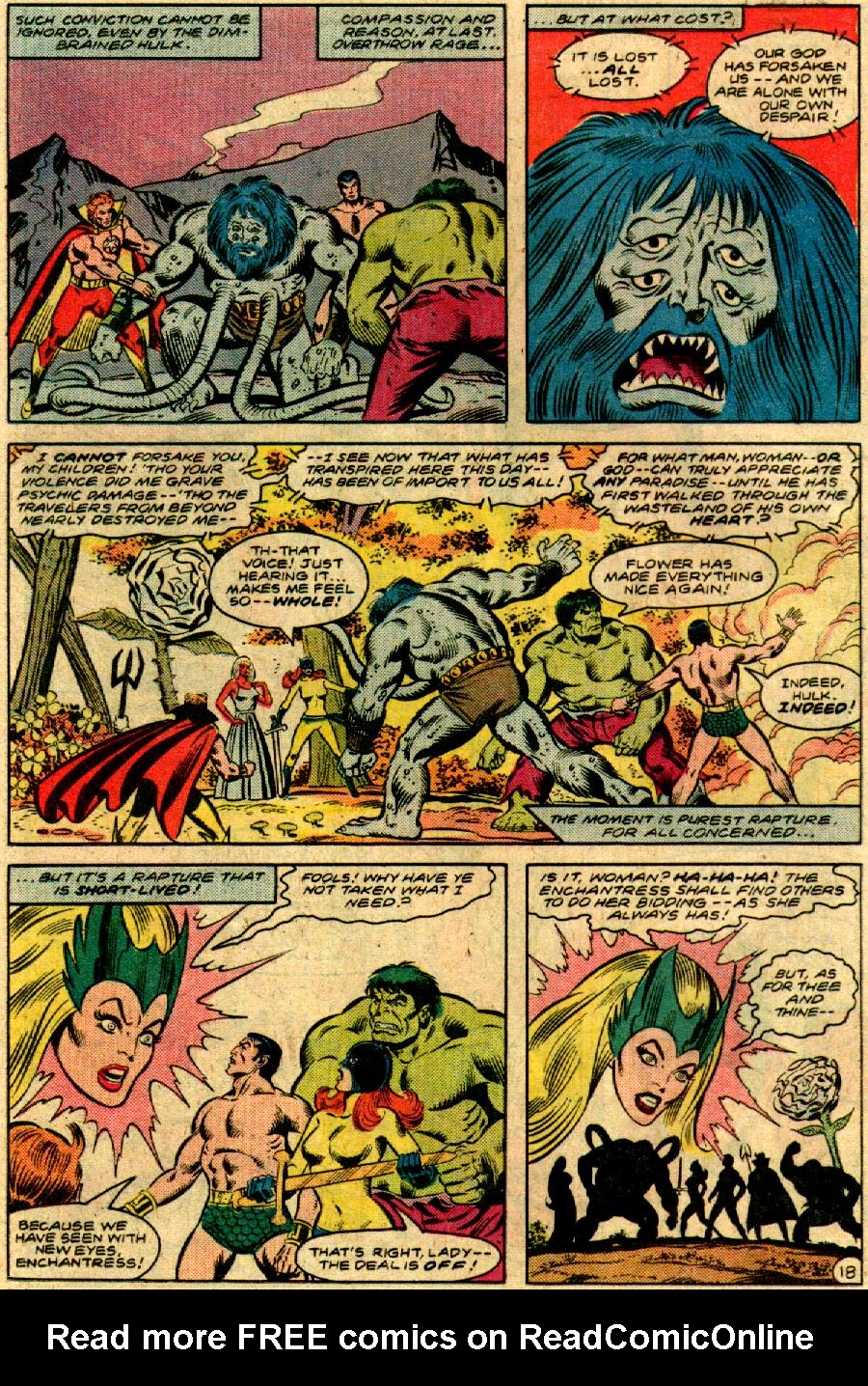 Read online The Defenders (1972) comic -  Issue #108 - 19