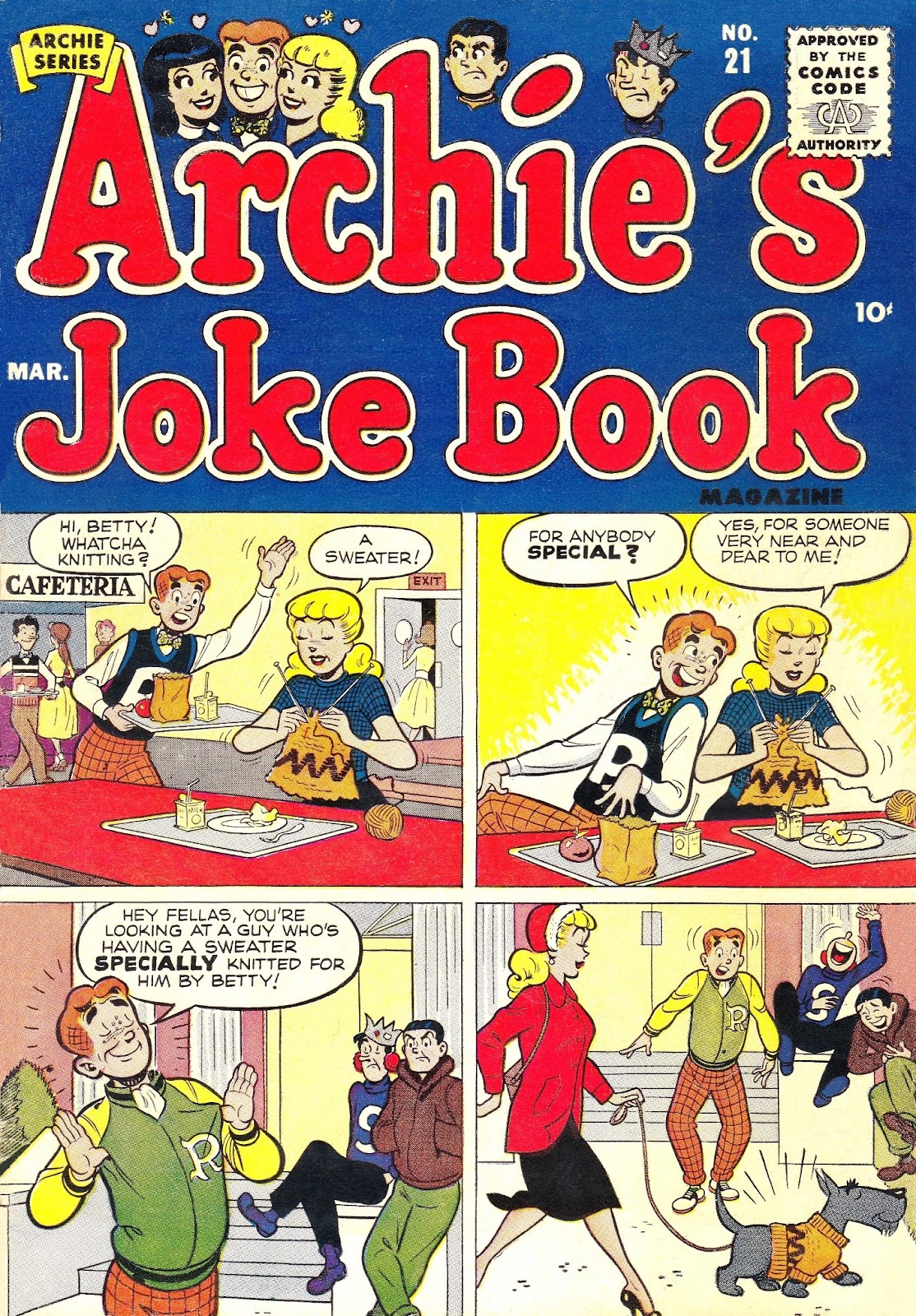 Archie's Joke Book Magazine issue 21 - Page 1