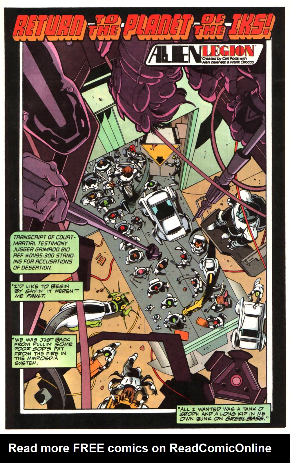 Read online Alien Legion (1987) comic -  Issue #18 - 4