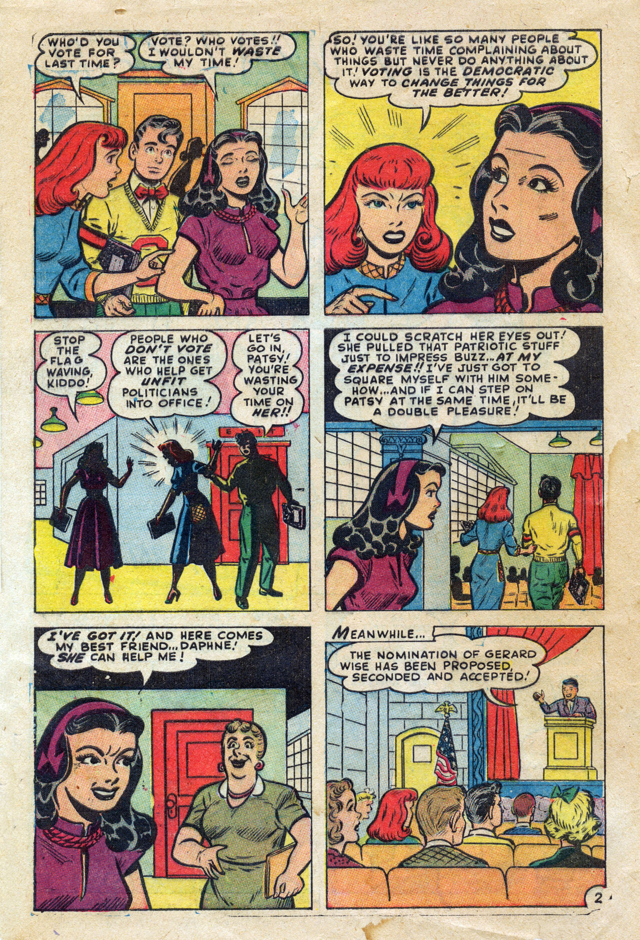 Read online Patsy Walker comic -  Issue #36 - 4