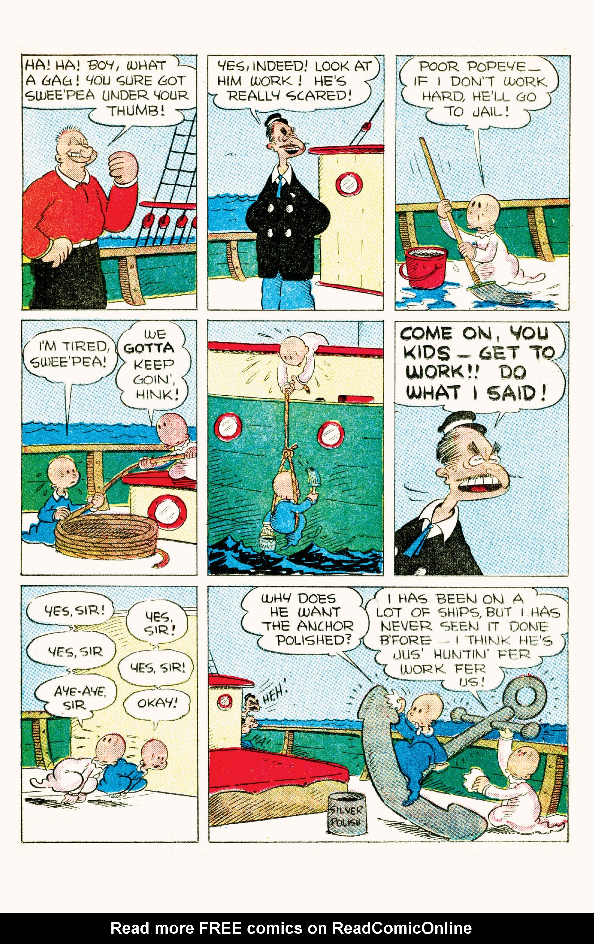Read online Classic Popeye comic -  Issue #6 - 16