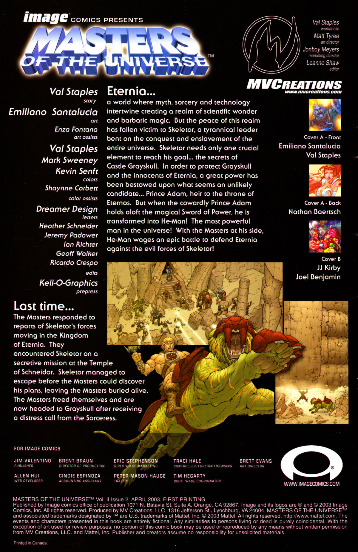 Read online Masters of the Universe (2003) comic -  Issue #2 - 3