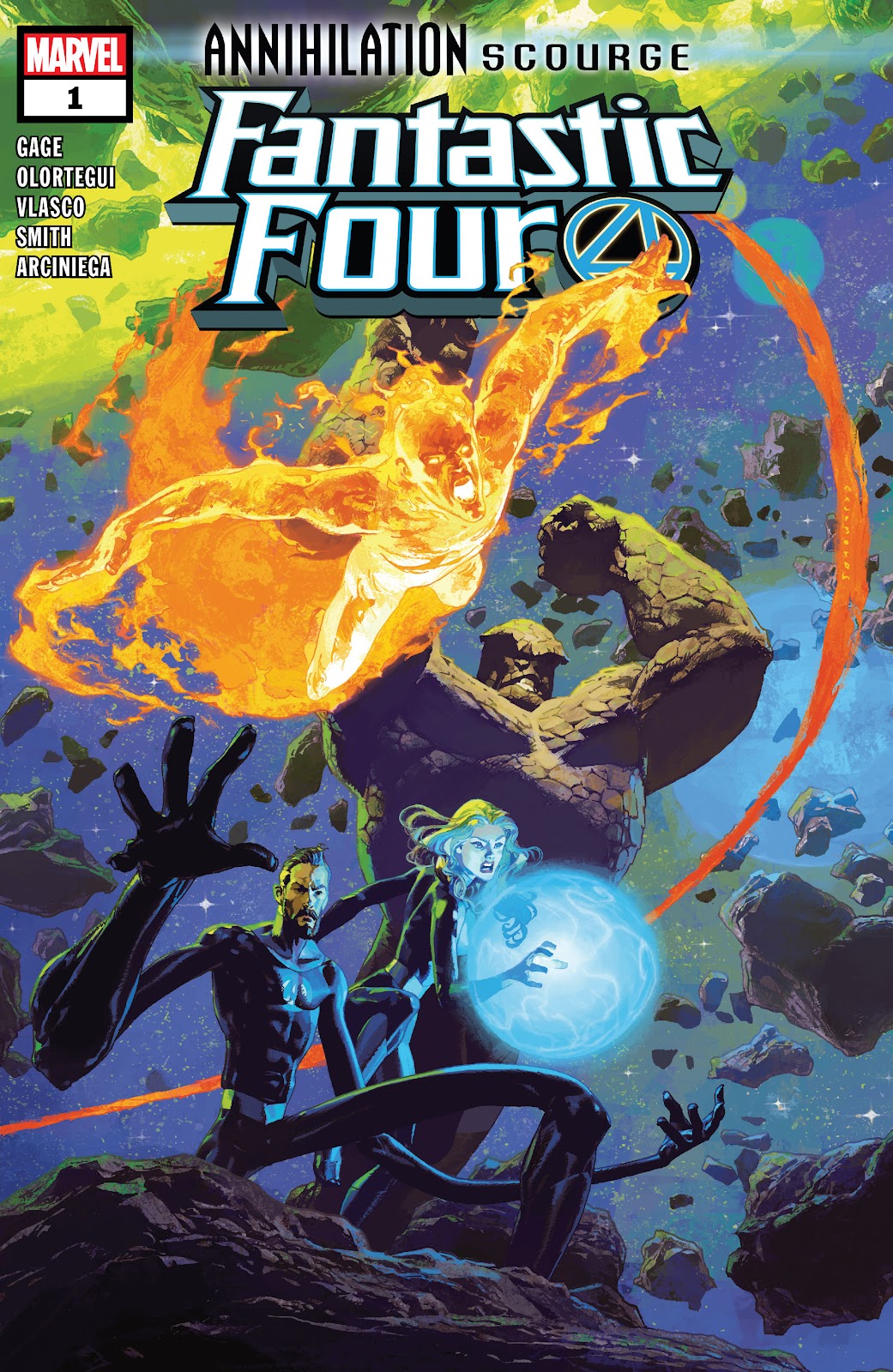 <{ $series->title }} issue Fantastic Four - Page 1