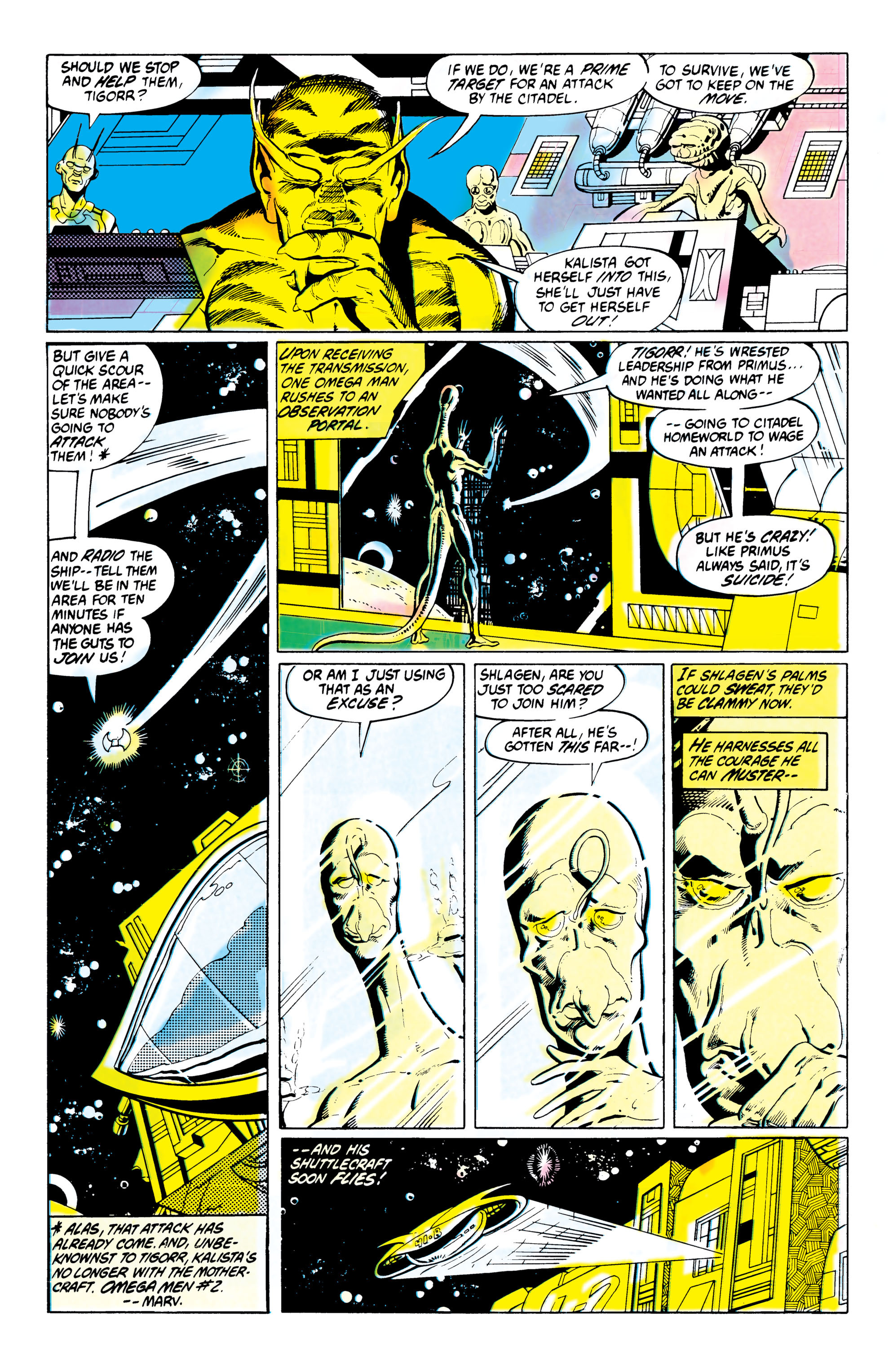 Read online The Omega Men (1983) comic -  Issue #5 - 9