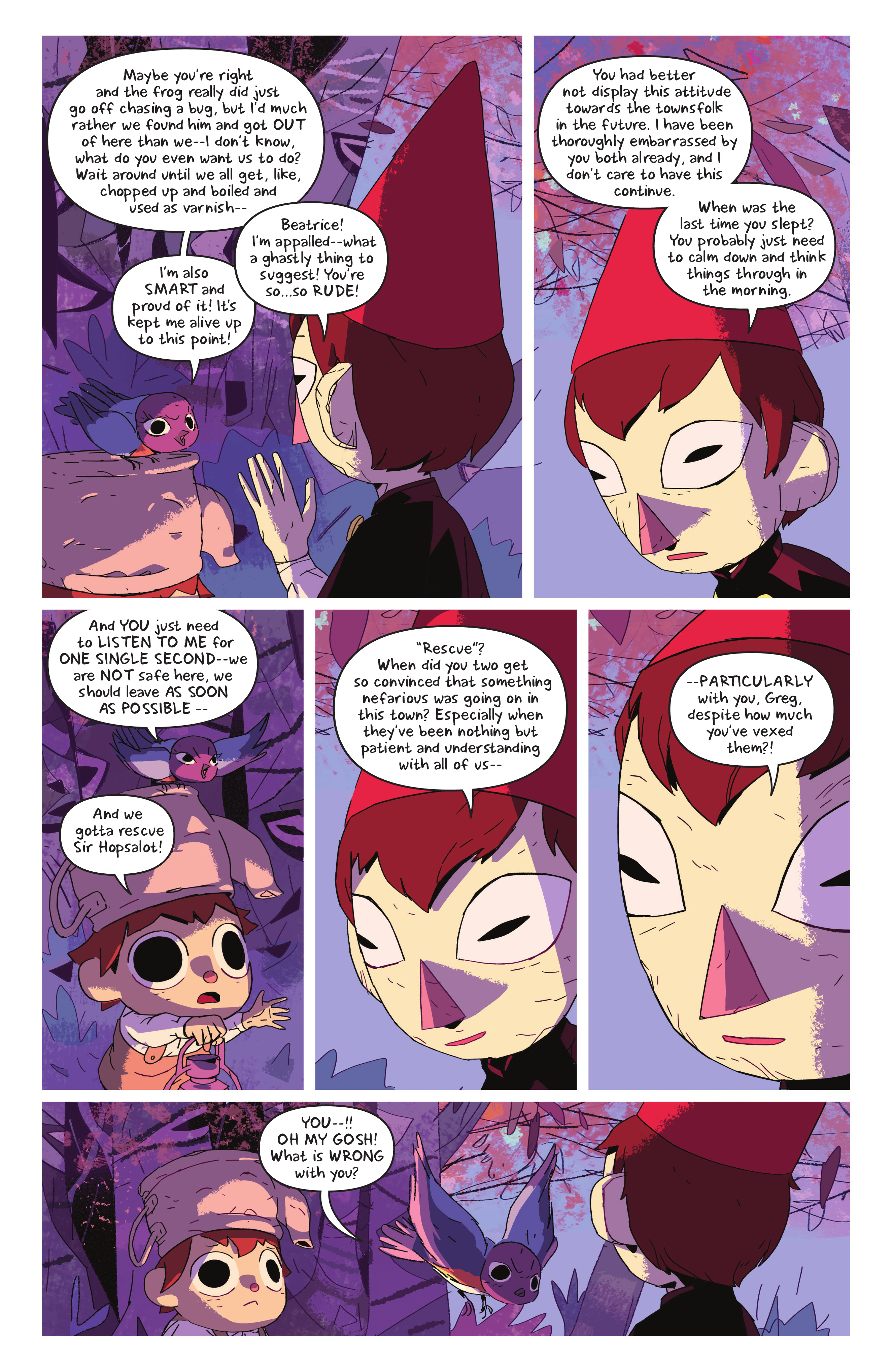 Read online Over the Garden Wall: Hollow Town comic -  Issue # TPB - 77