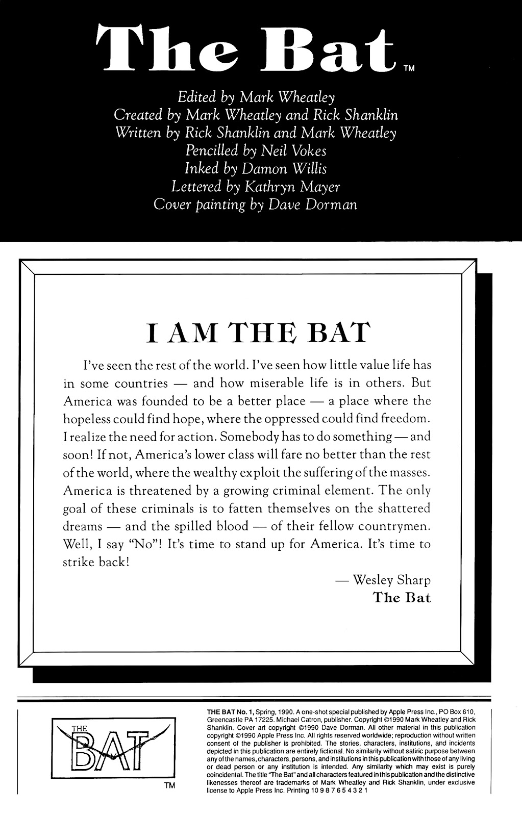 Read online The Bat comic Issue Full