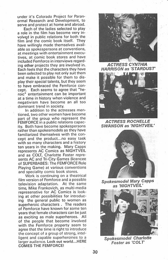 Read online Femforce: Timelines comic -  Issue #1 - 32