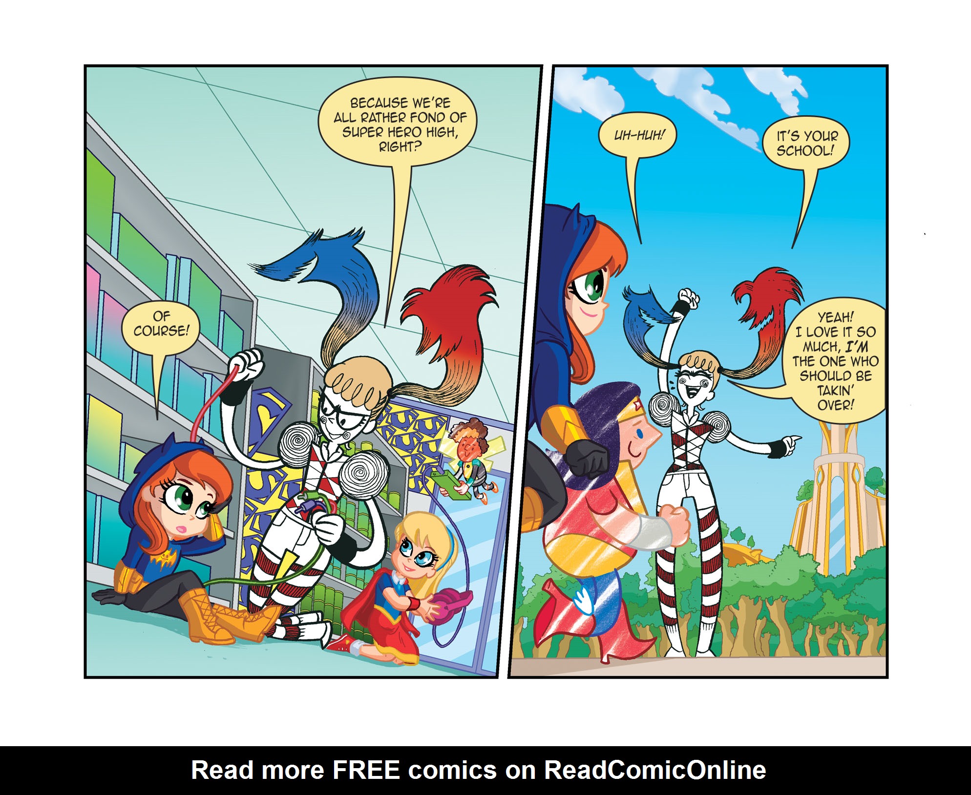 Read online DC Super Hero Girls: Out of the Bottle comic -  Issue #10 - 7