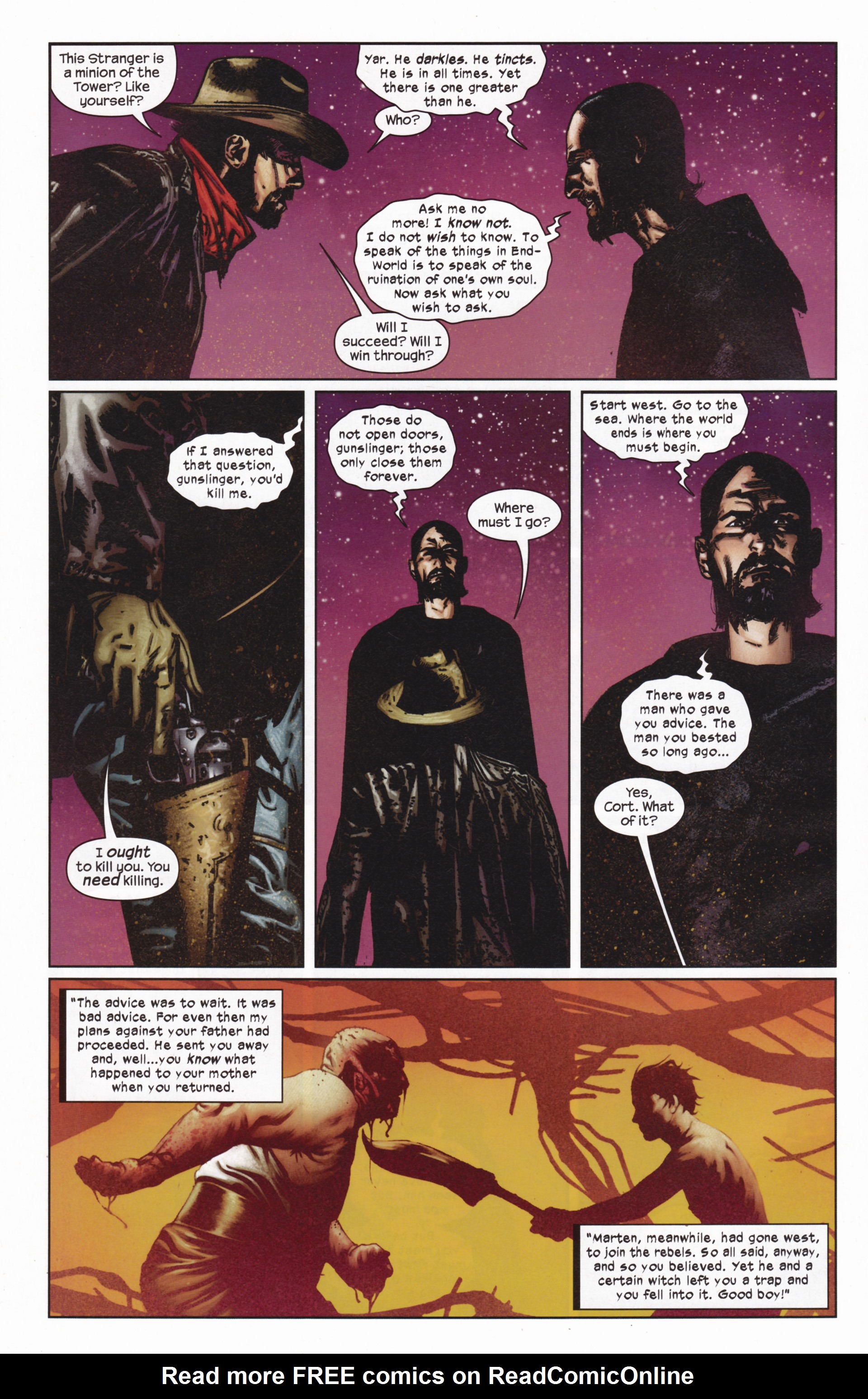 Read online Dark Tower: The Gunslinger - The Man in Black comic -  Issue #5 - 21