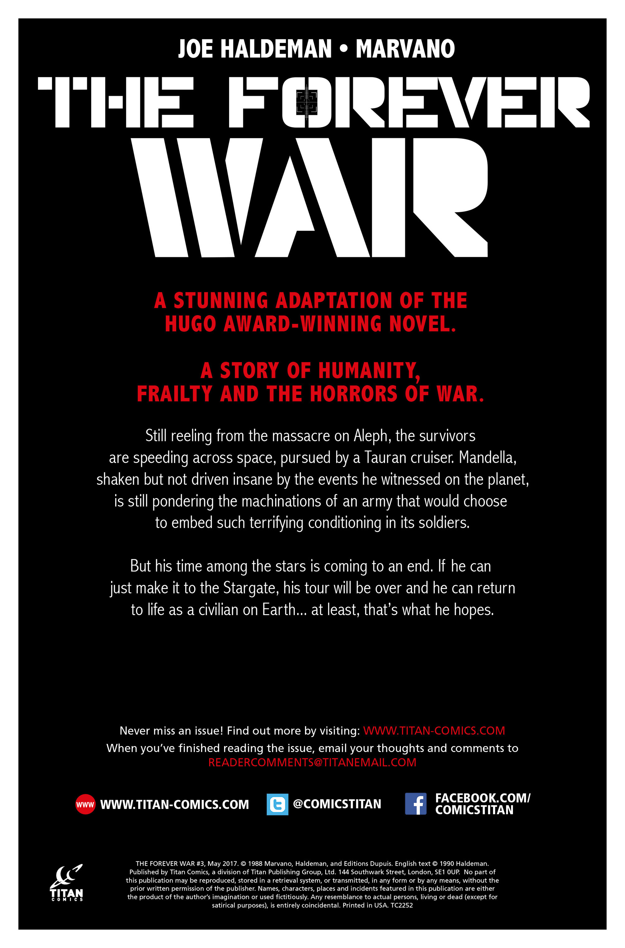 Read online The Forever War (2017) comic -  Issue #3 - 4