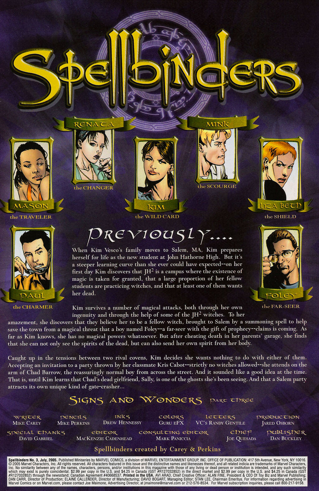 Read online Spellbinders comic -  Issue #3 - 2