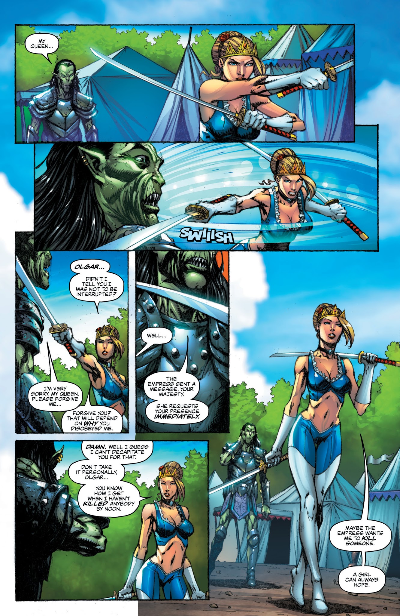 Read online Grimm Fairy Tales: Tarot comic -  Issue #1 - 18