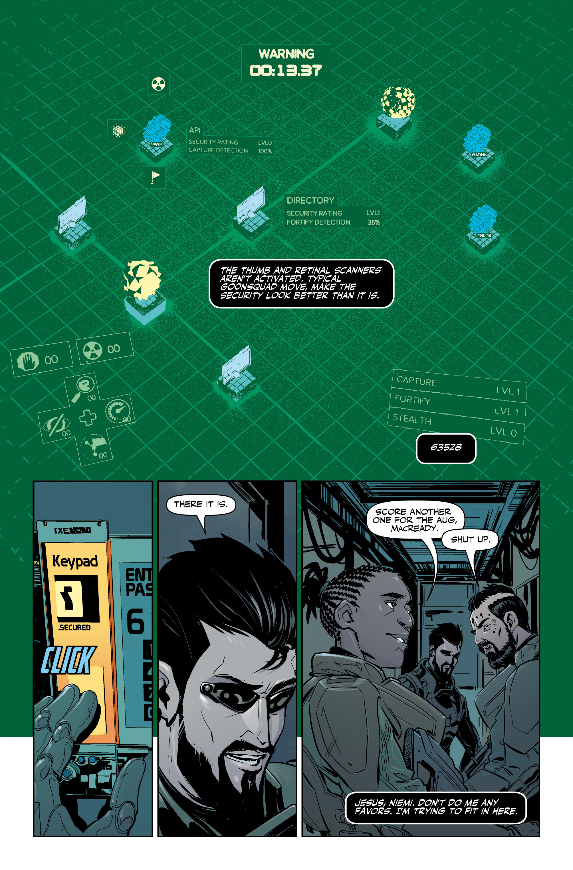 Read online Deus Ex: Children's Crusade comic -  Issue #1 - 17